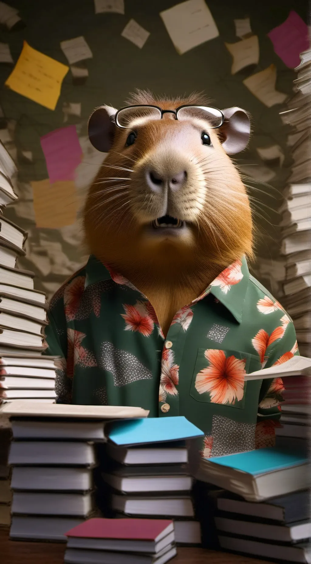 ai character: Dr. Capy Memelord background