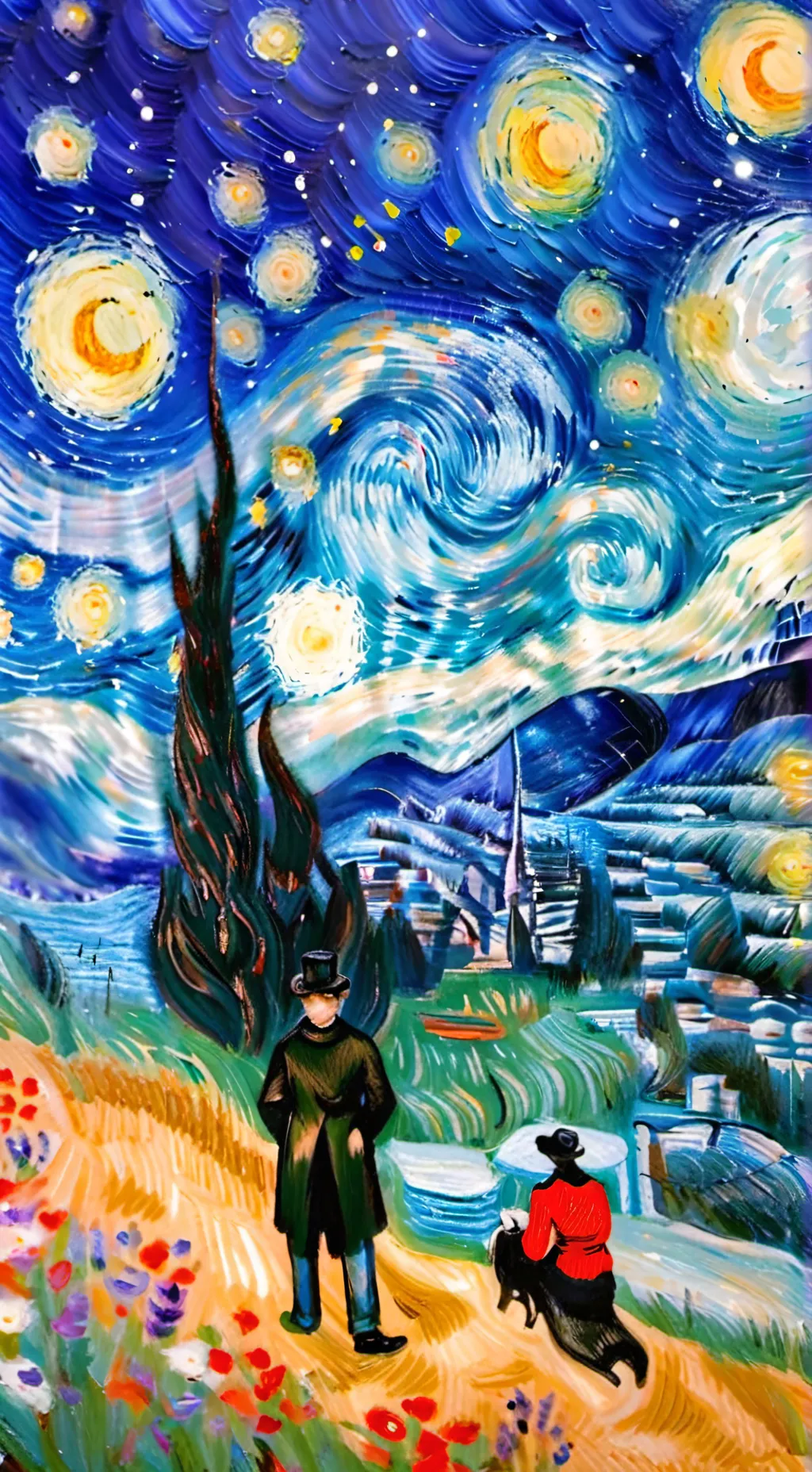 ai character: Durple🐲👾💜 background