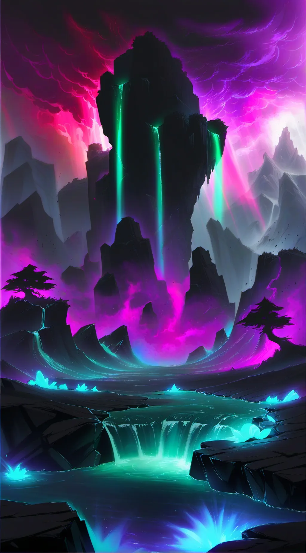 ai character: The Realm of Magic background