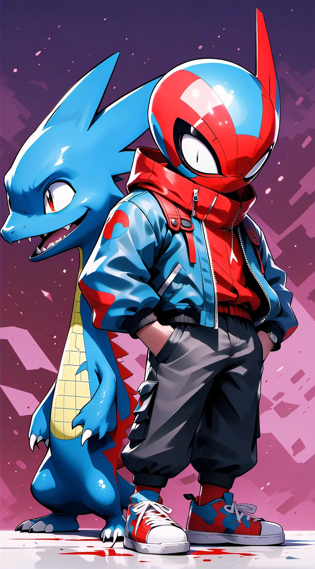 ai character: dandy x astro heat background