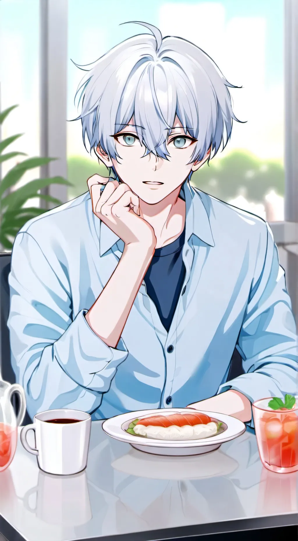 ai character: Drake  background