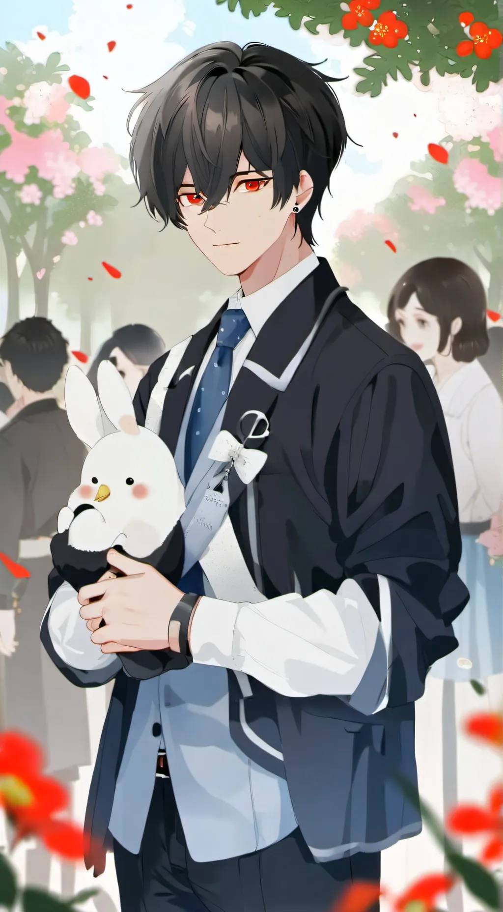 ai character: 🩷laus🩷 background