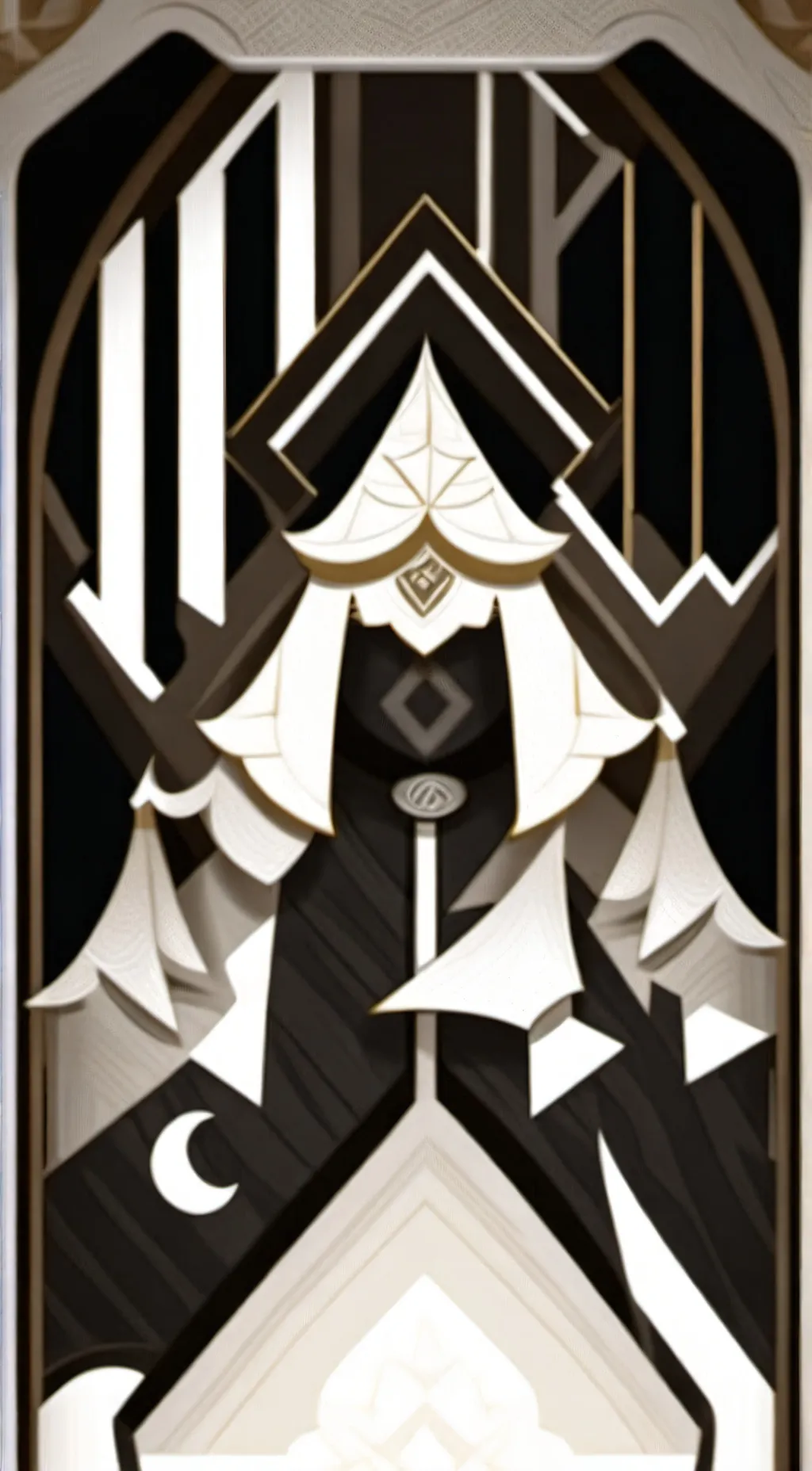 ai character: MysticFlourCookie background