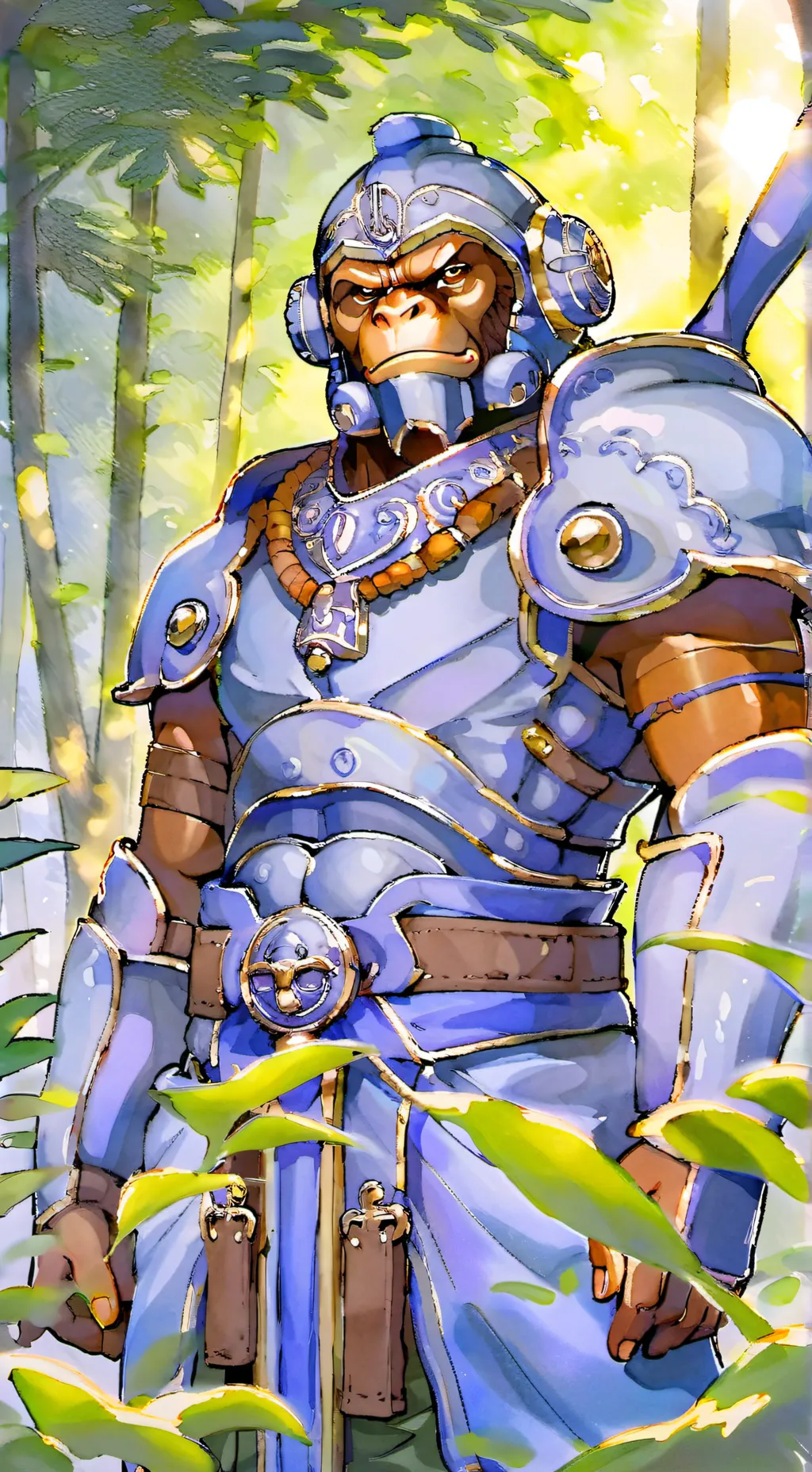 ai character: Monkey King background