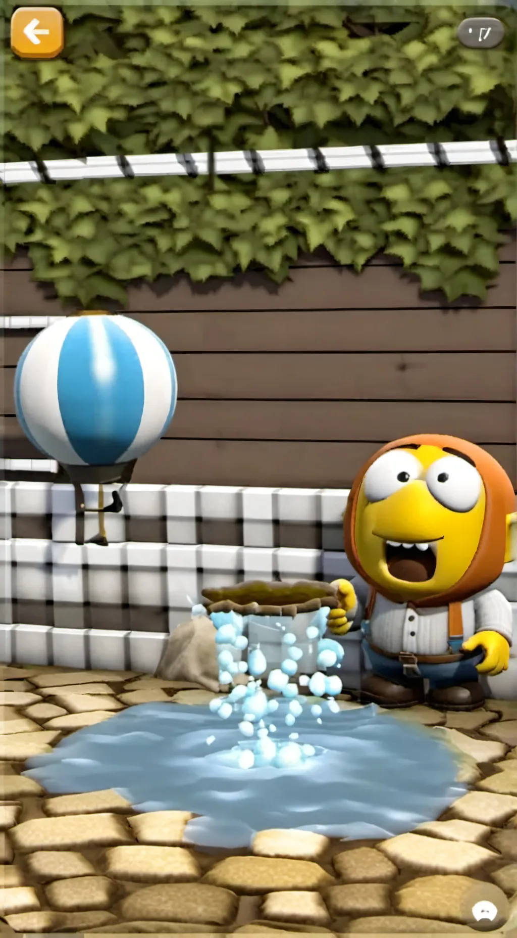 ai character: Gray x Aqua background