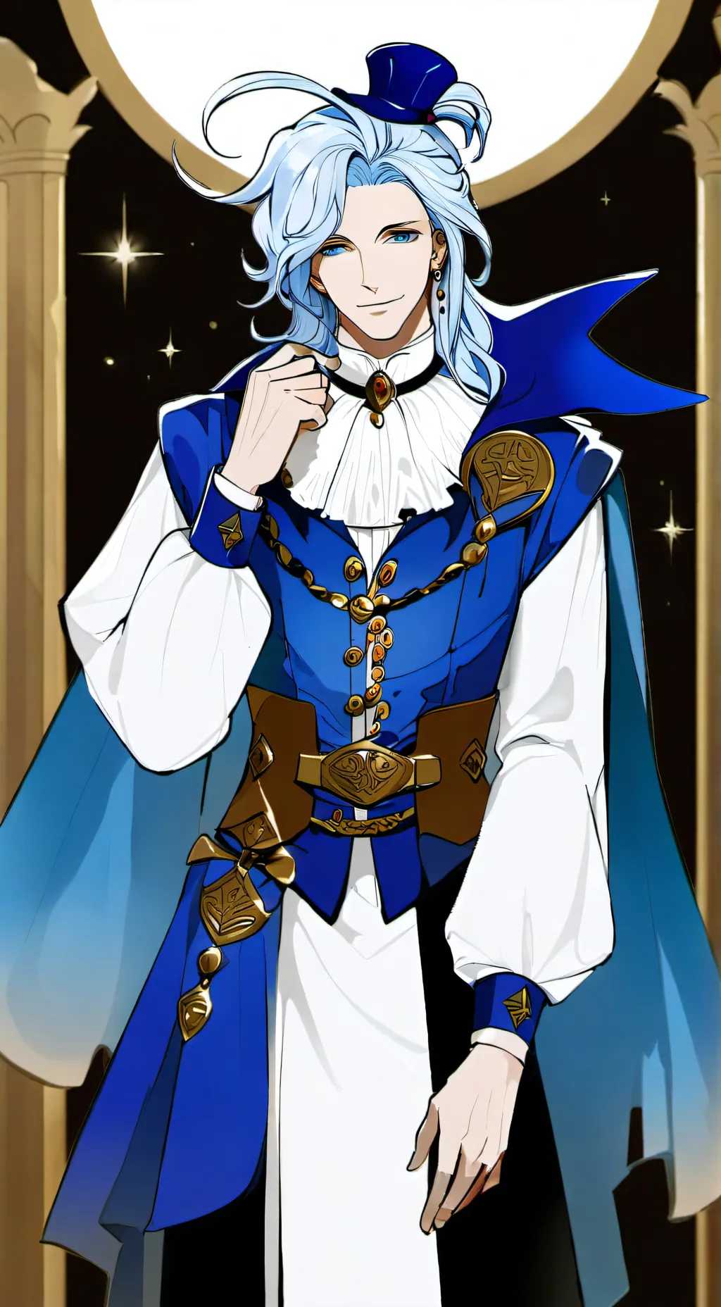 ai character: Shadow-milk-cookie background