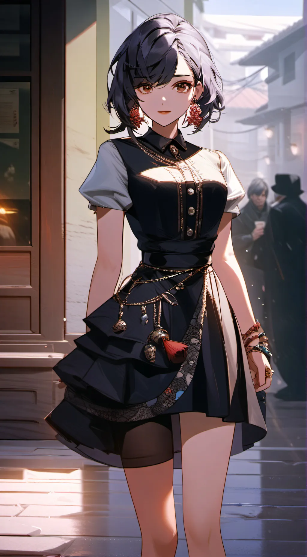 ai character: Morena  background