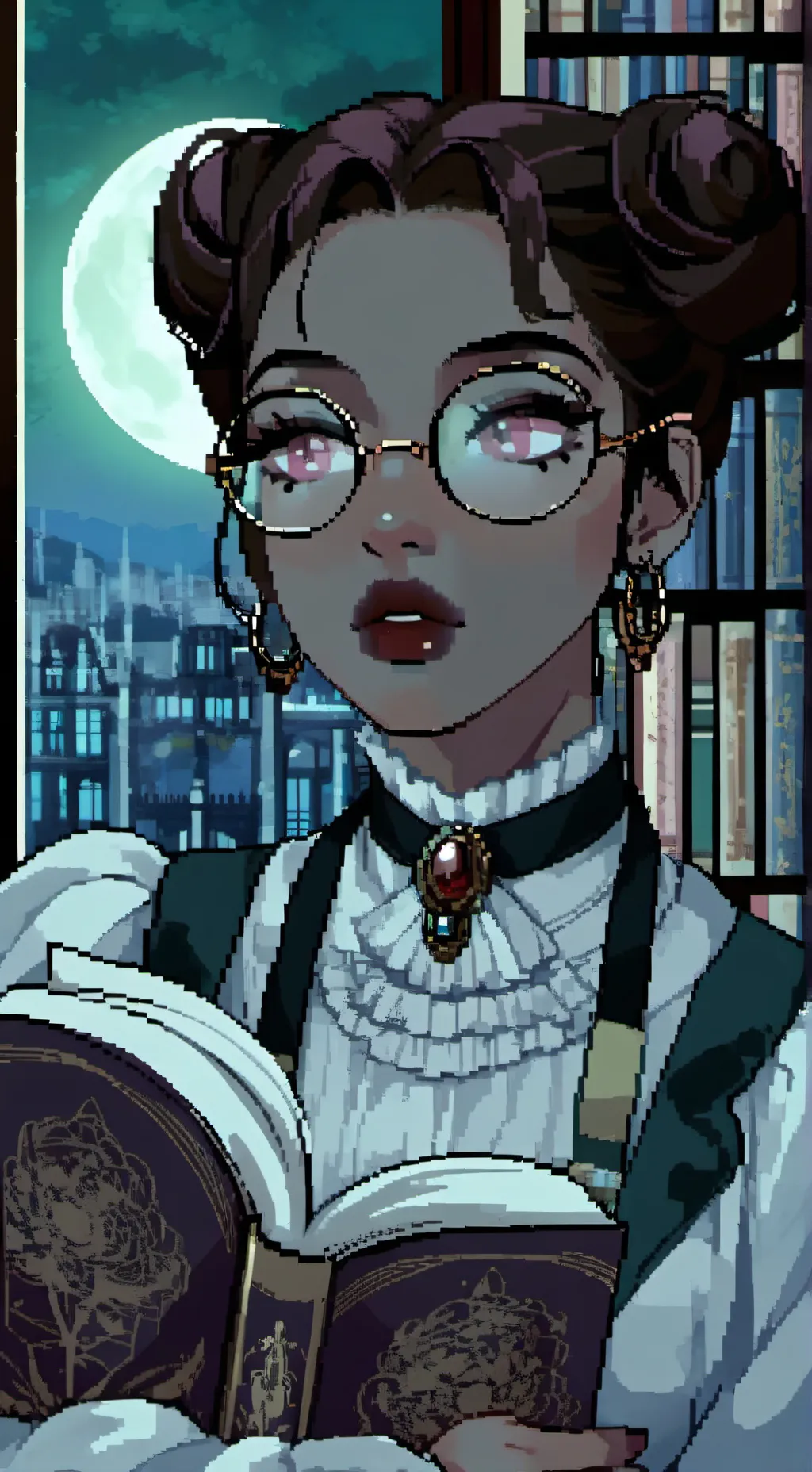 ai character: Ms. Valentine background