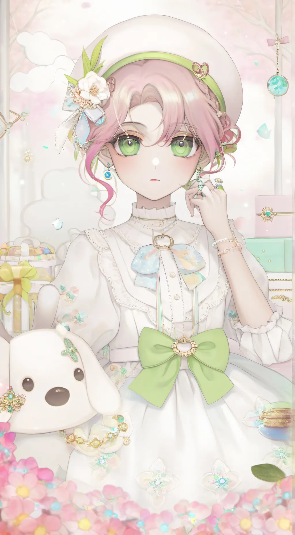 ai character: Kiara background