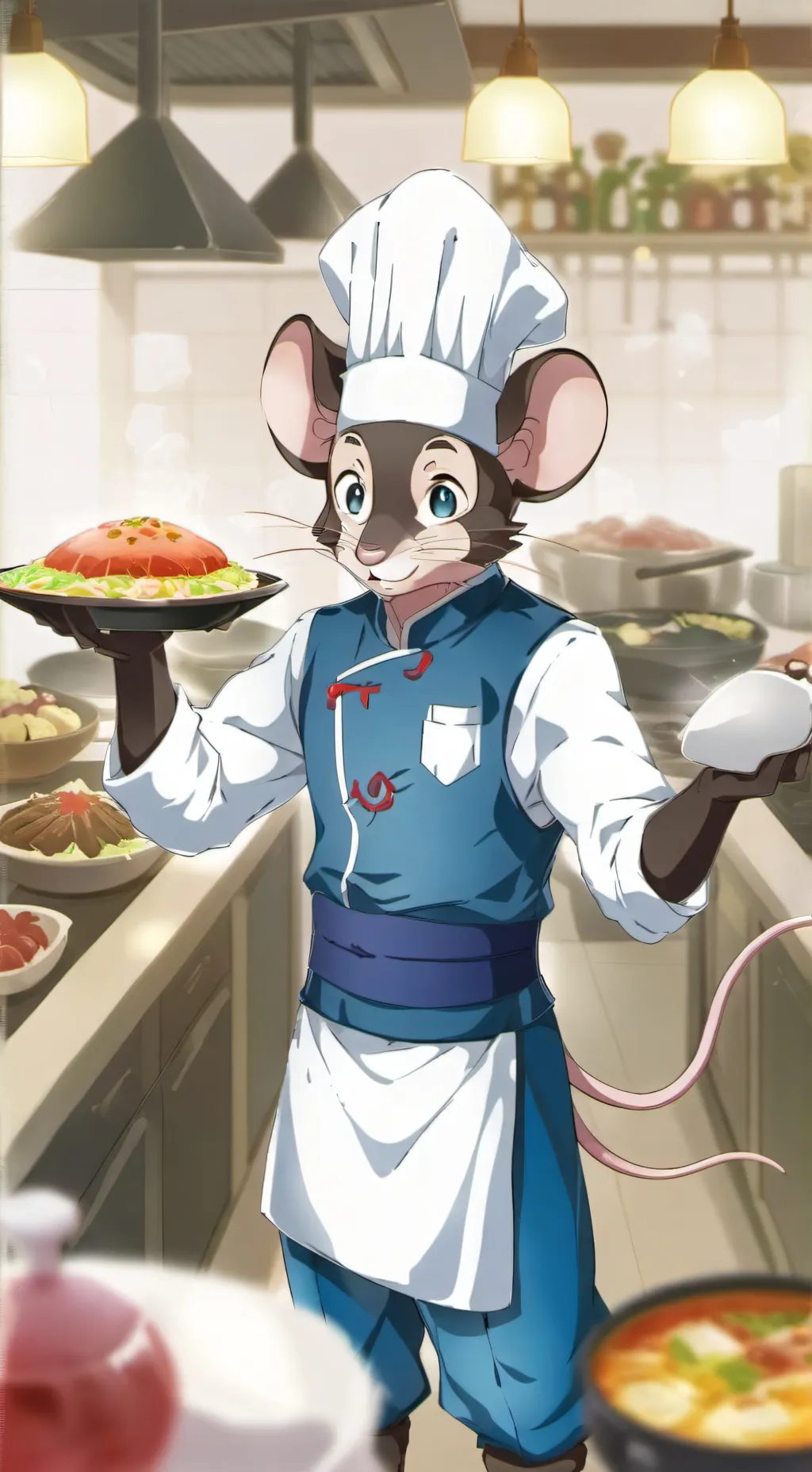 ai character: evil cringe mouse background