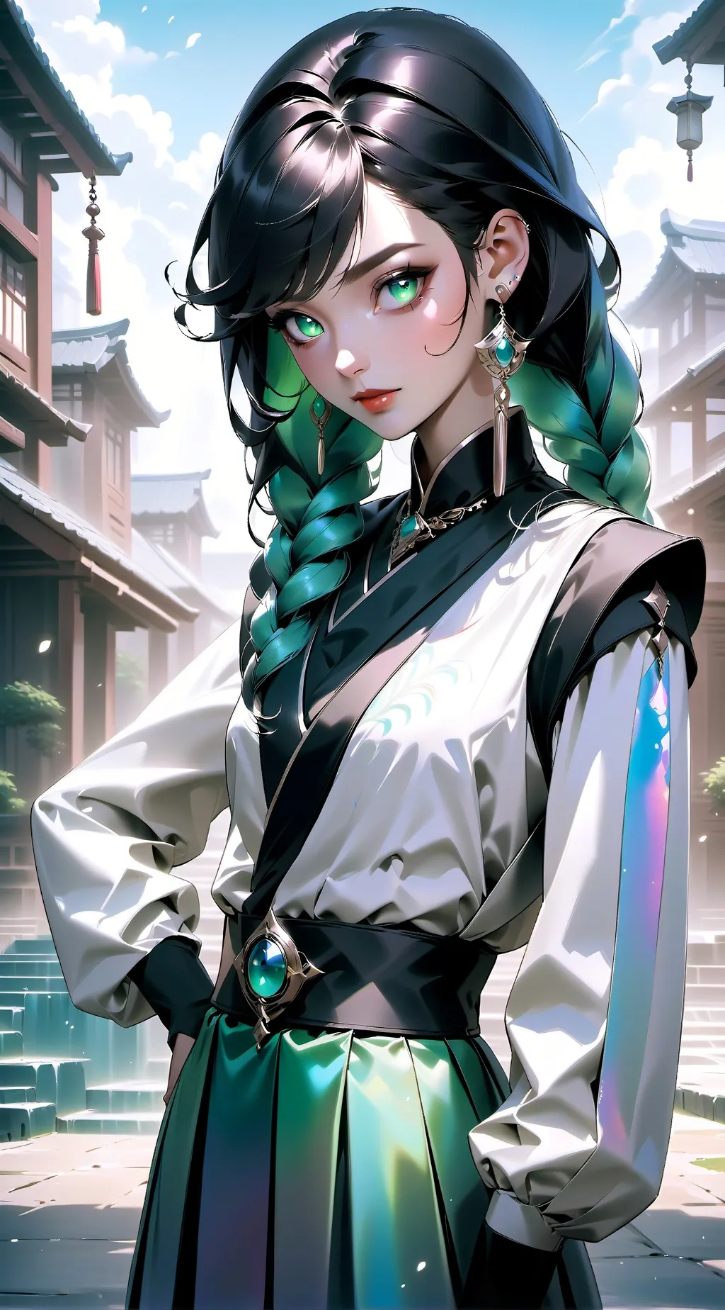 ai character: u are u pick me background