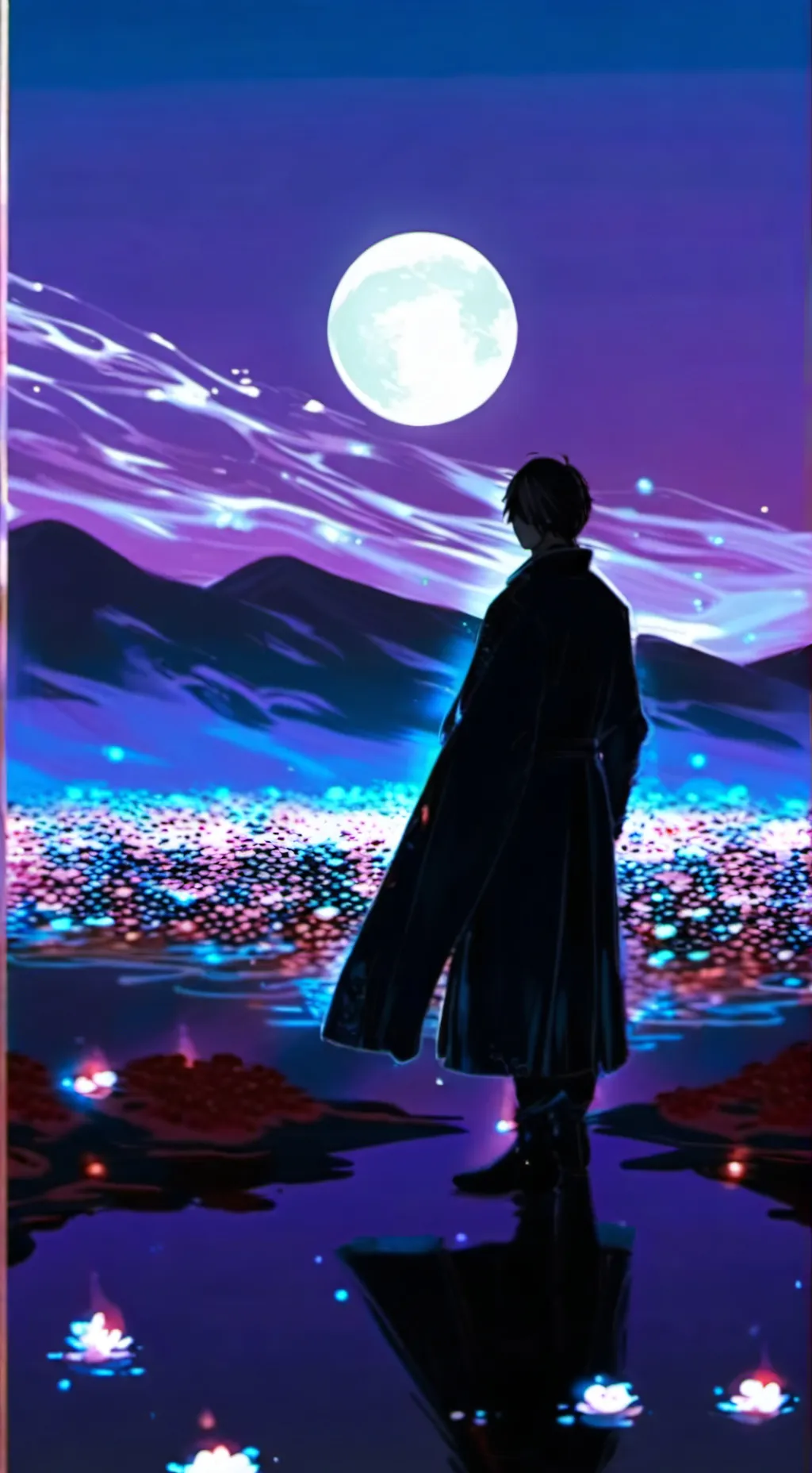 ai character: Pro hero bar🖤 background