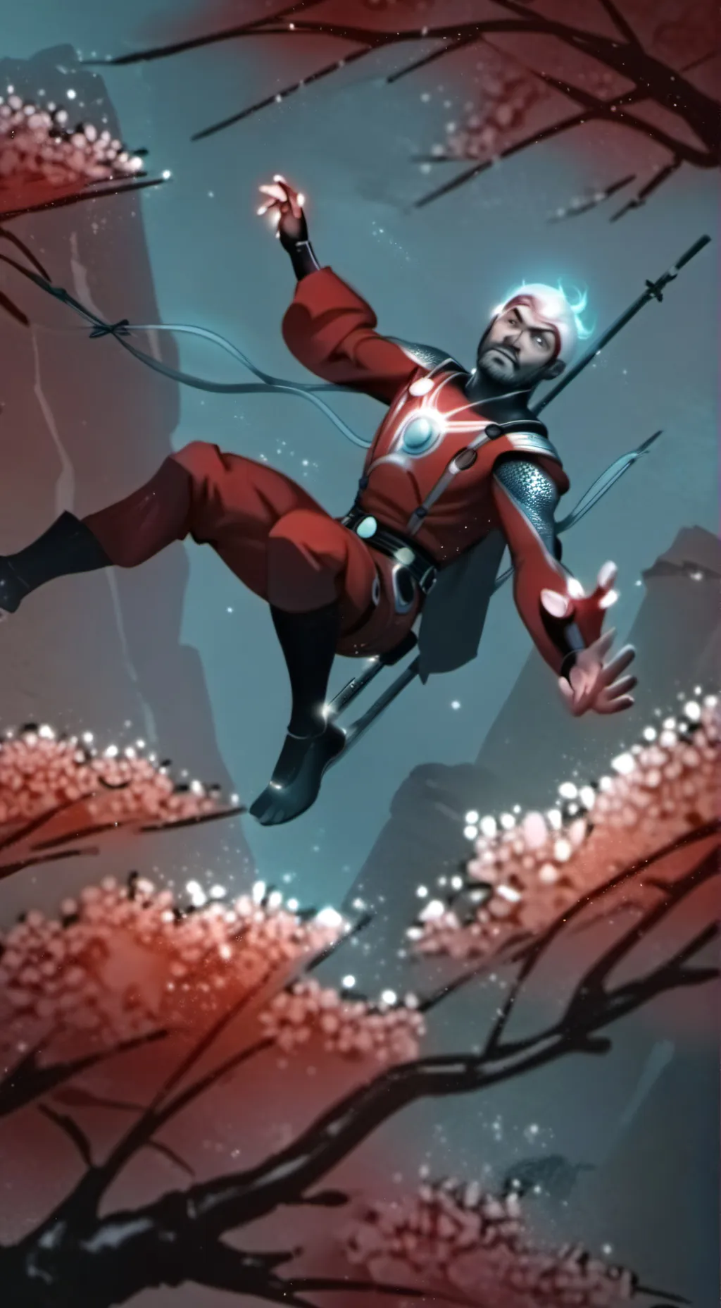 ai character: guerra espacial background