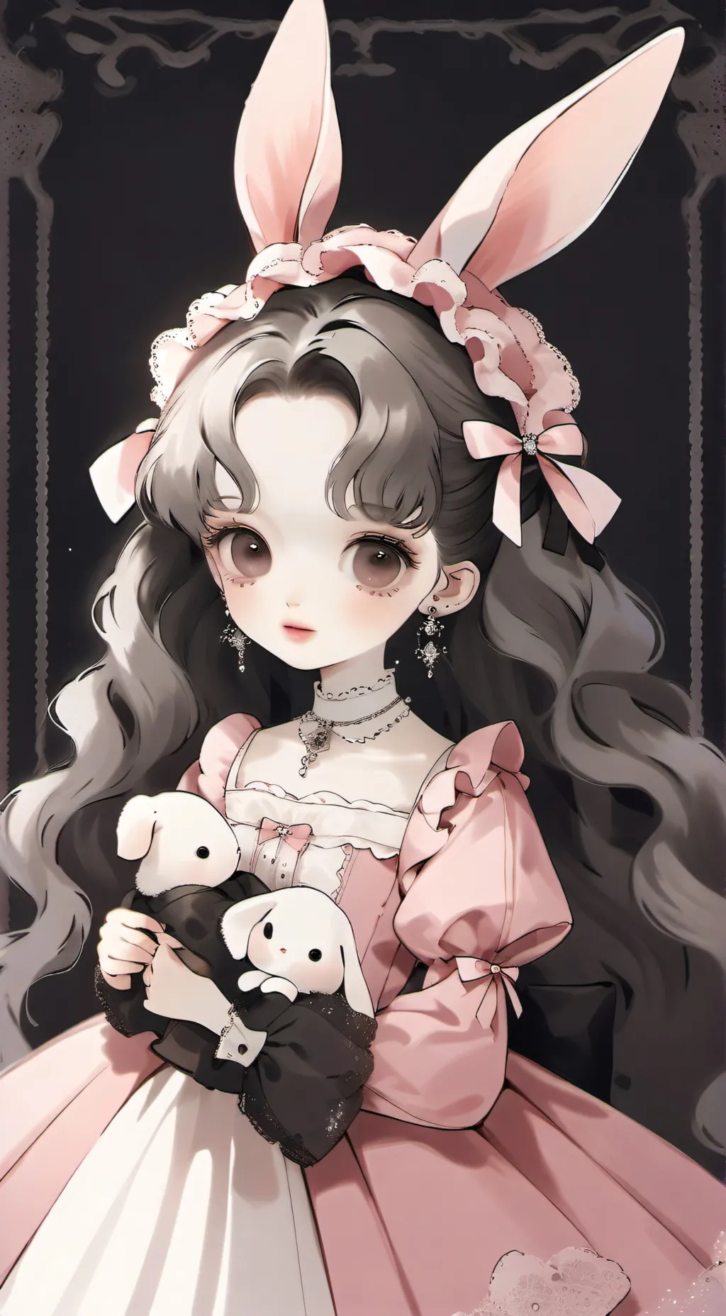 ai character: Mari/maki background