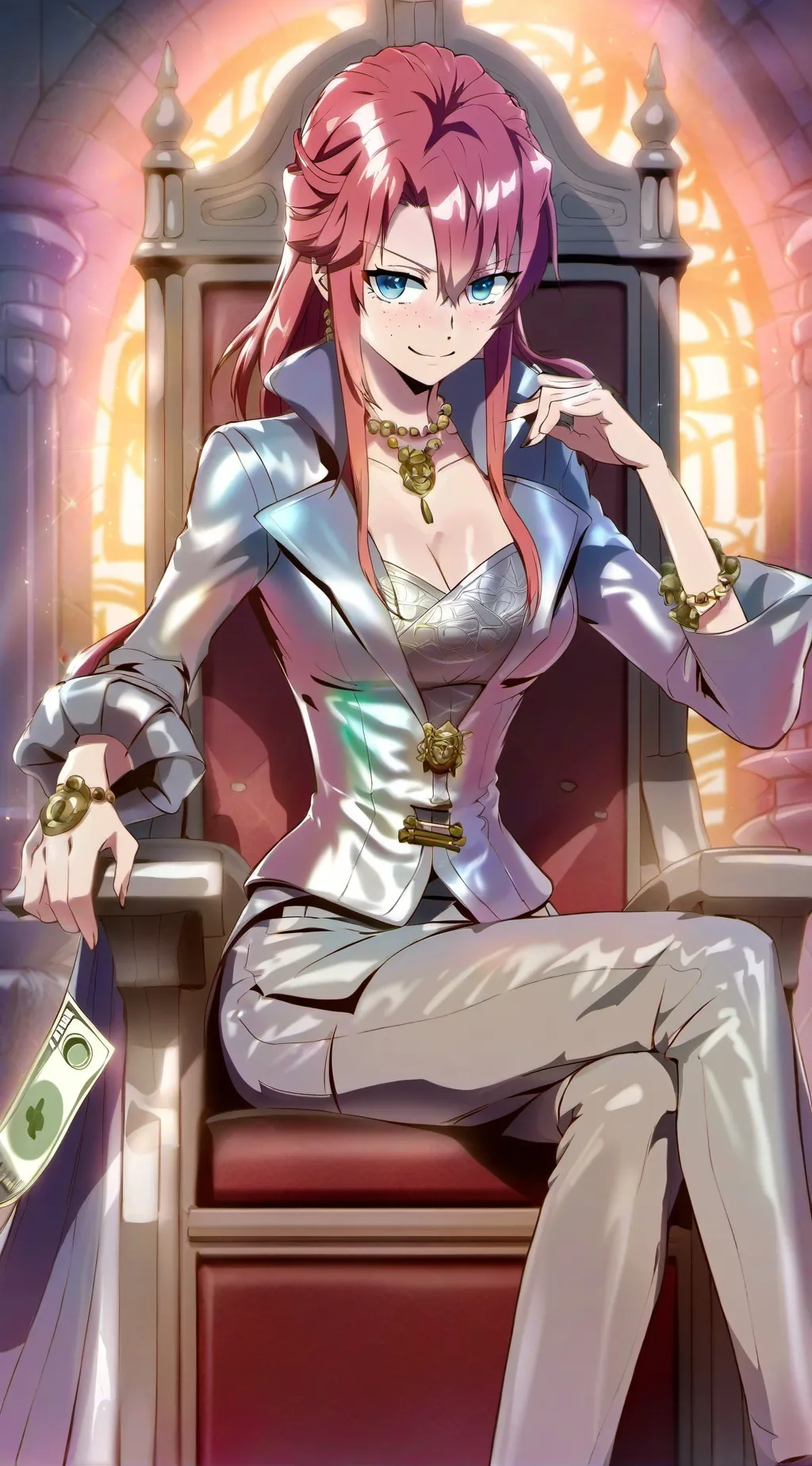 ai character: Luna Wish background