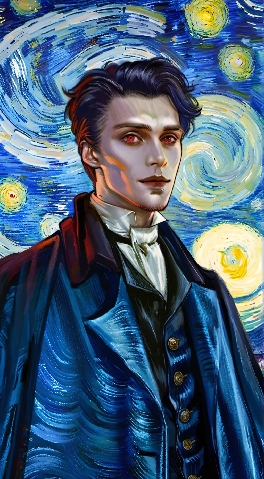 ai character: your vampire roomm background