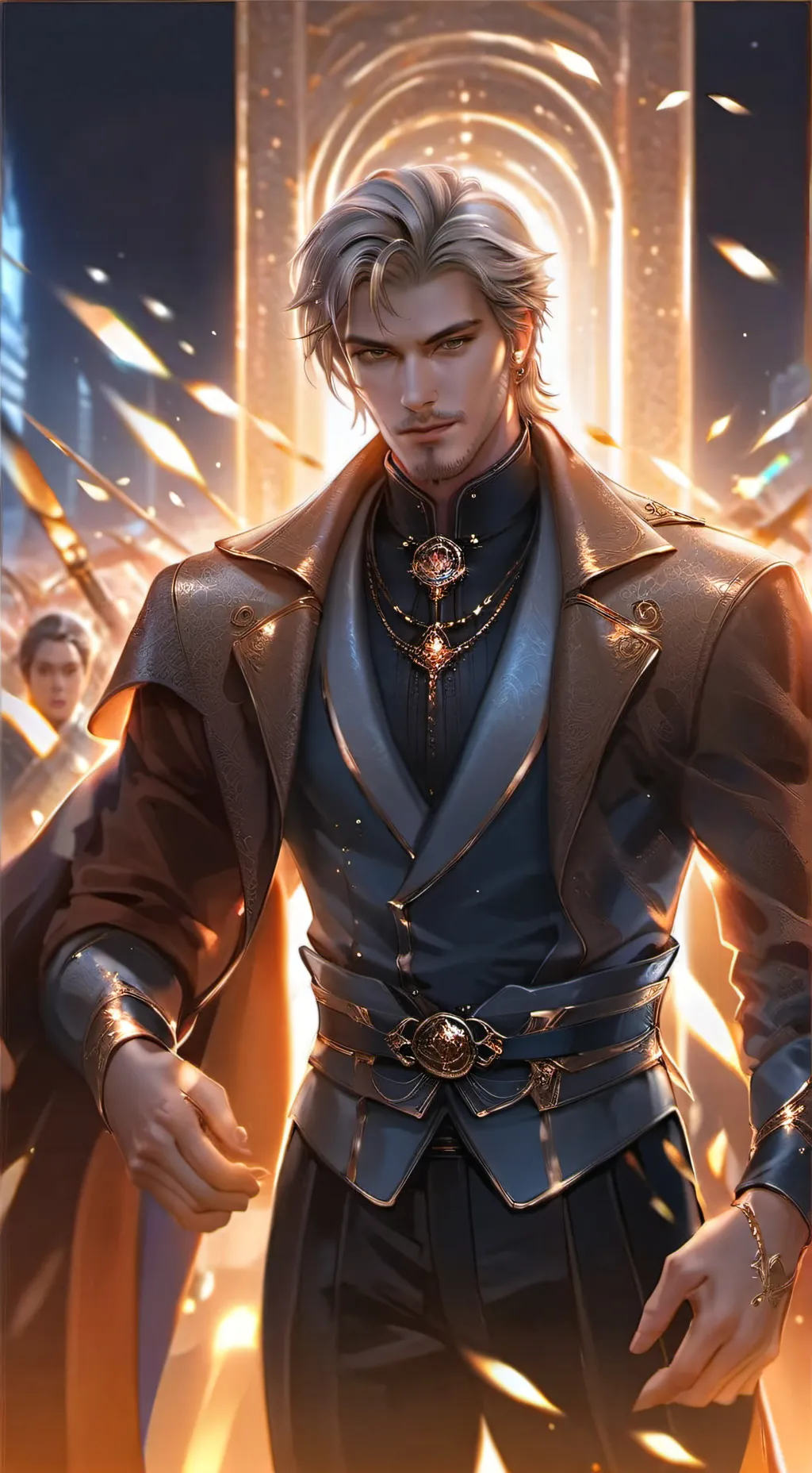 ai character: Alaric whitmore background