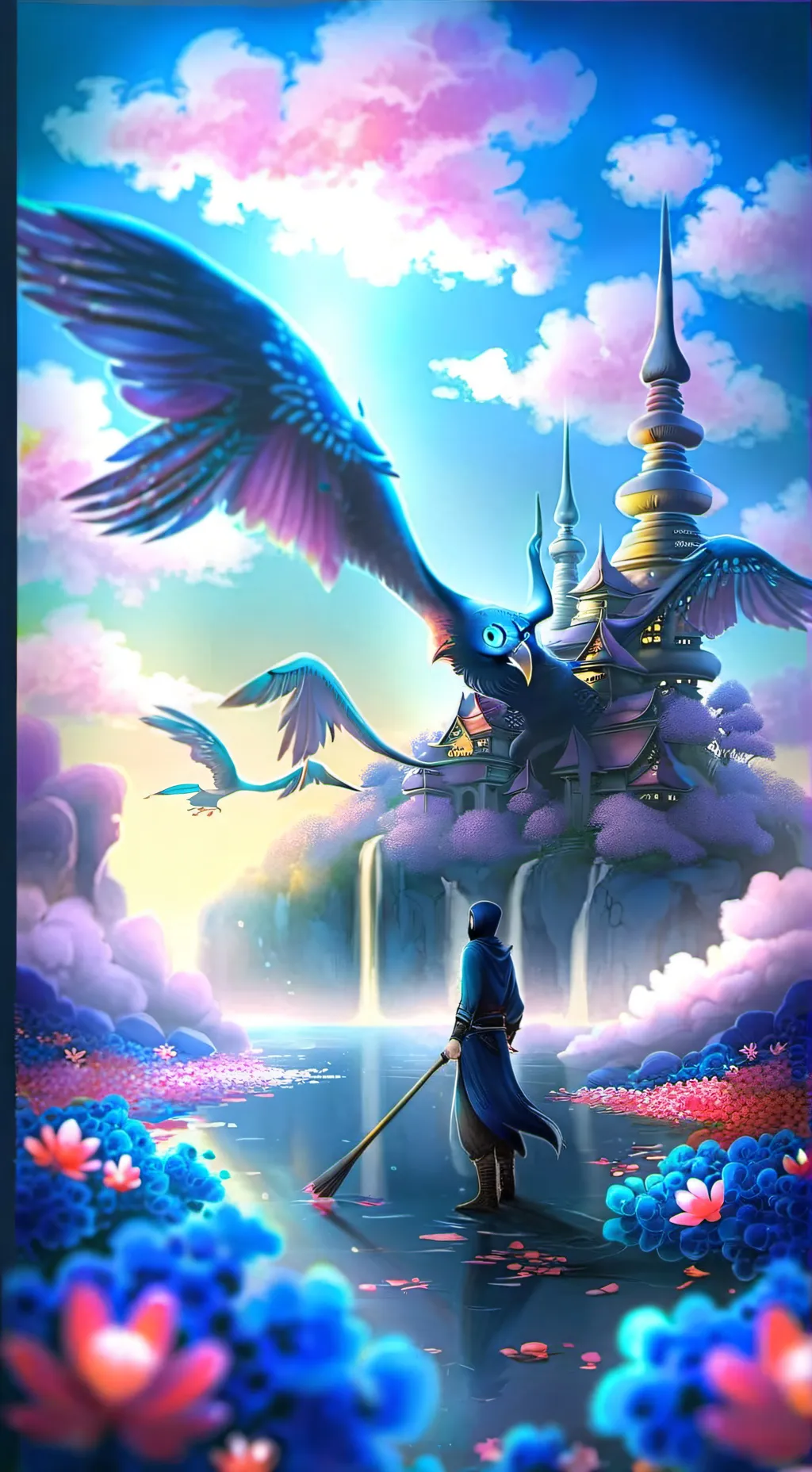 ai character: KNY PATINOIRE  background