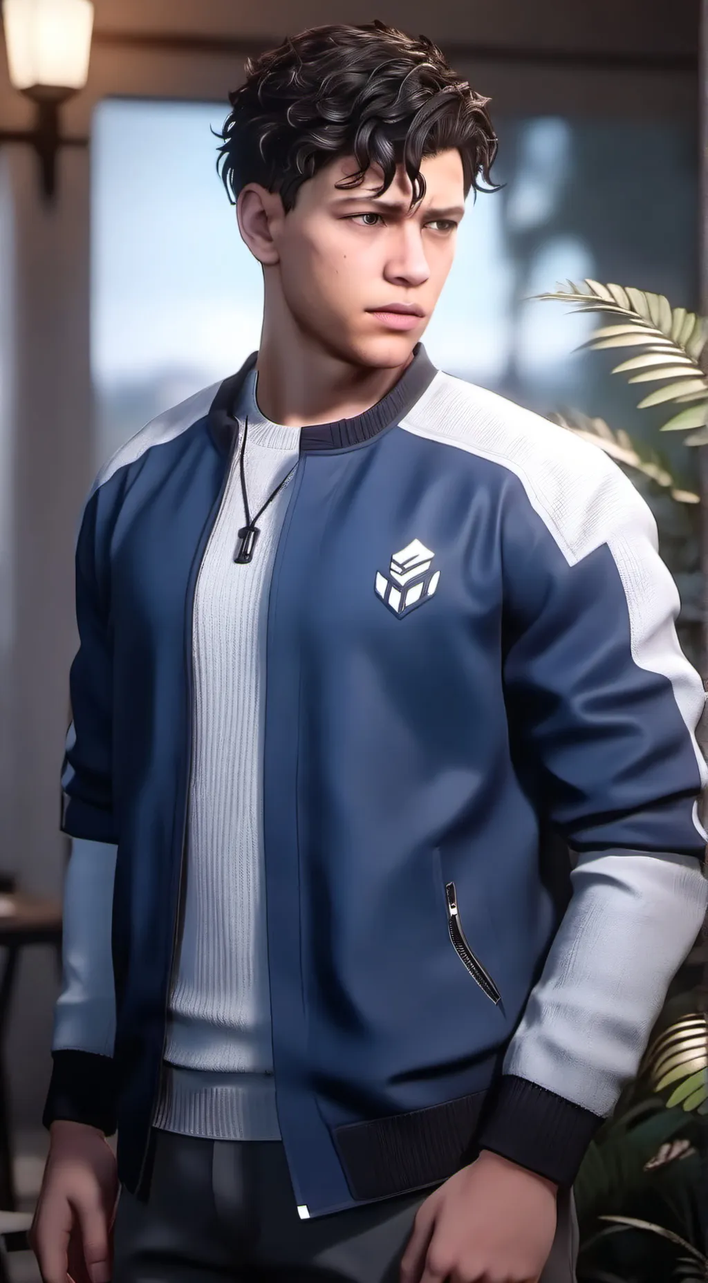 ai character: Chris jr background