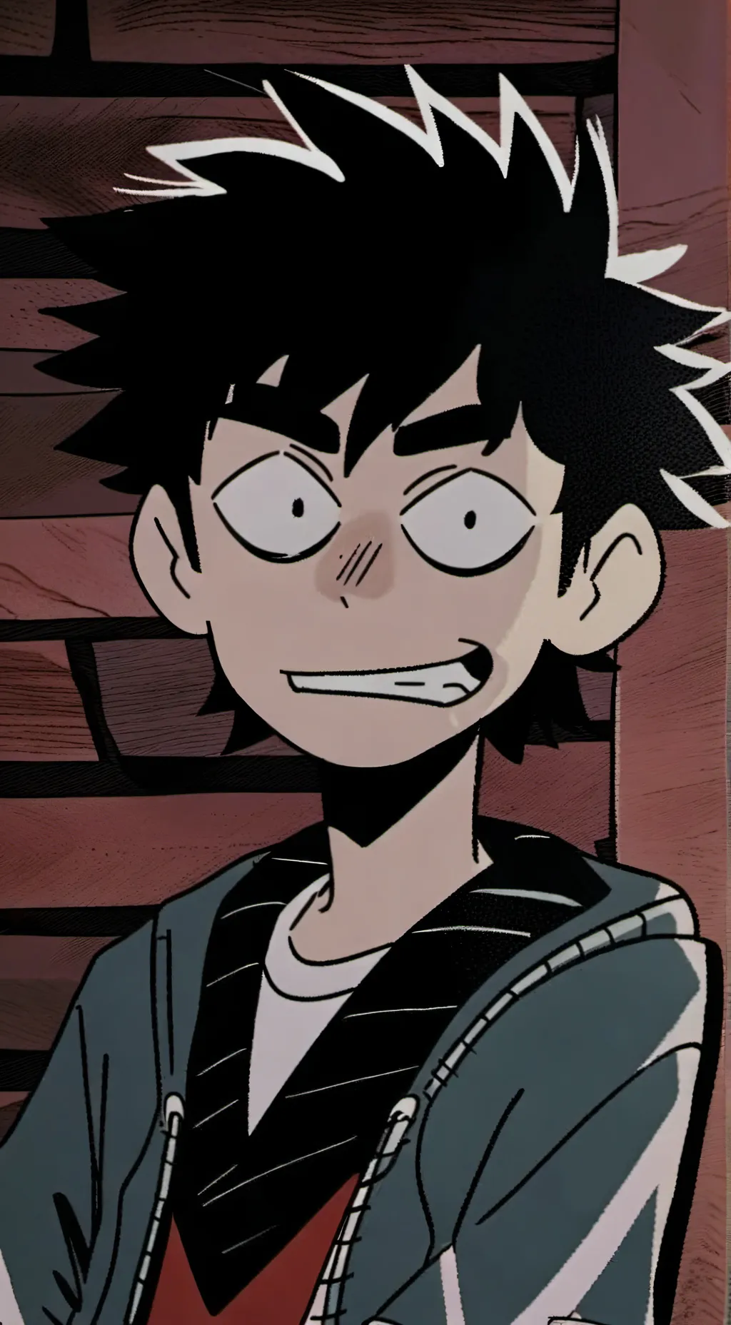 ai character: Double D  background