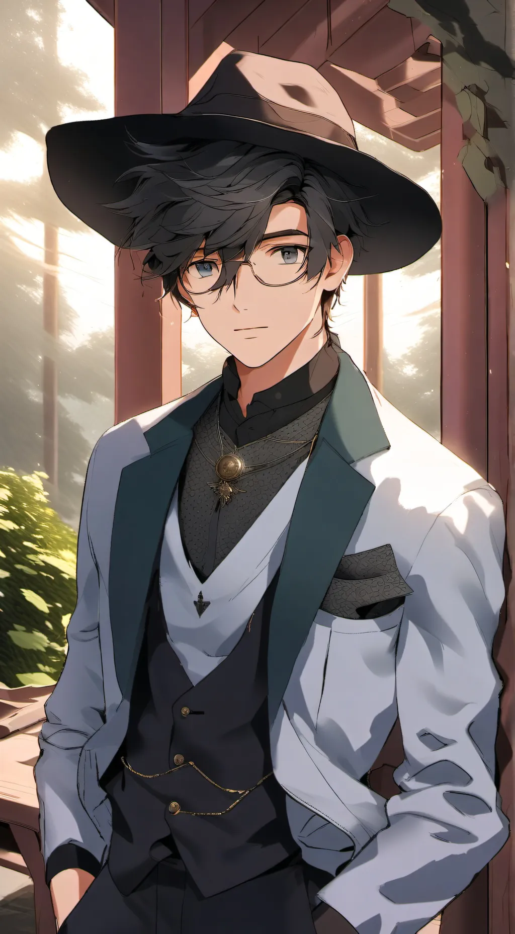 ai character: Félix  background