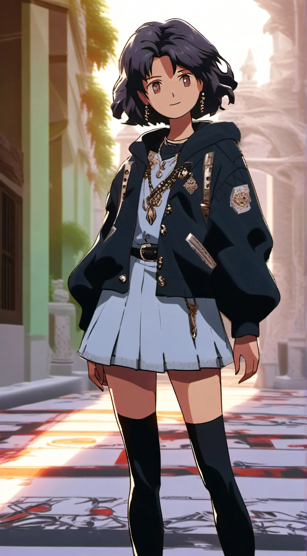 ai character: alessia  background