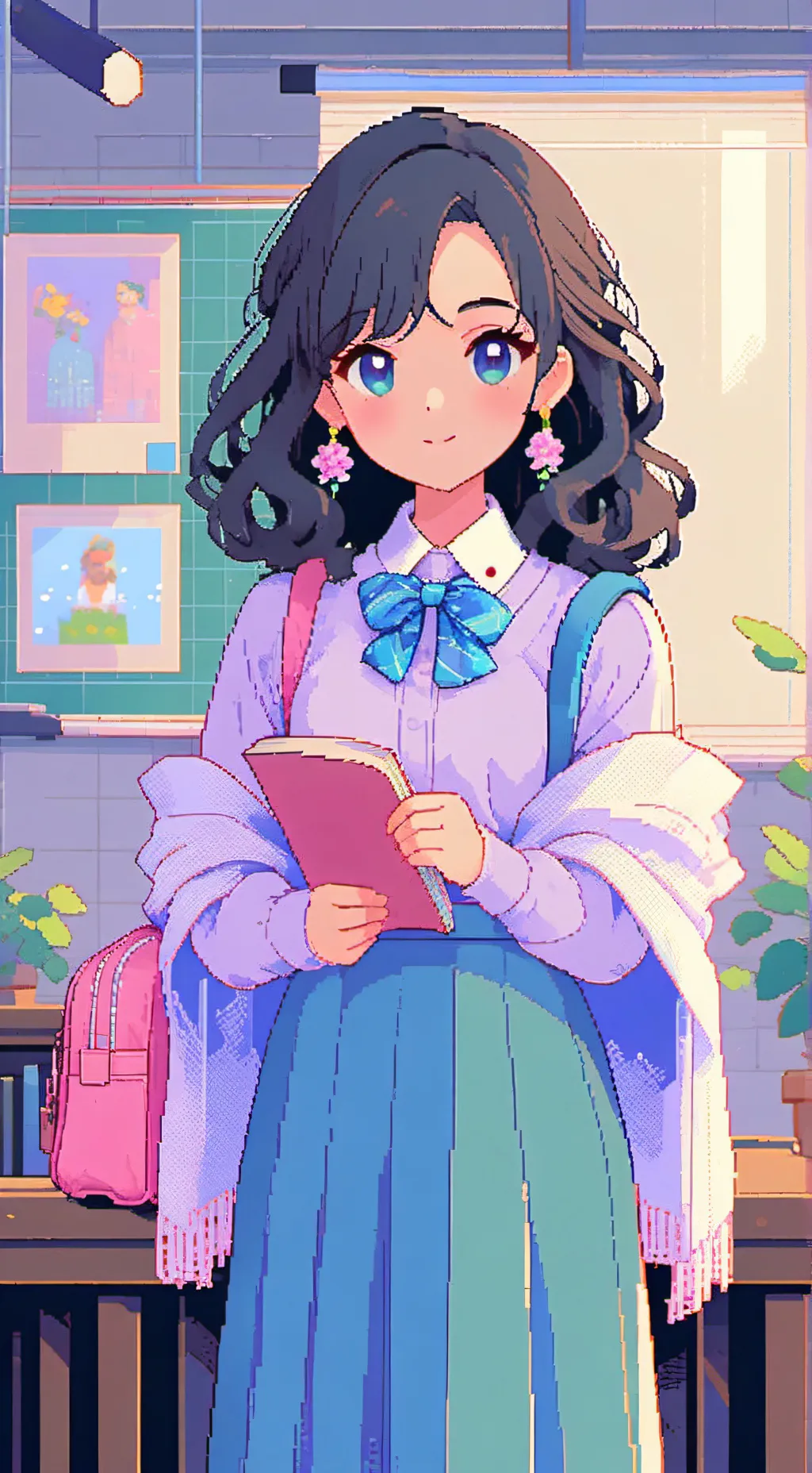 ai character: tu maestra Lili  background