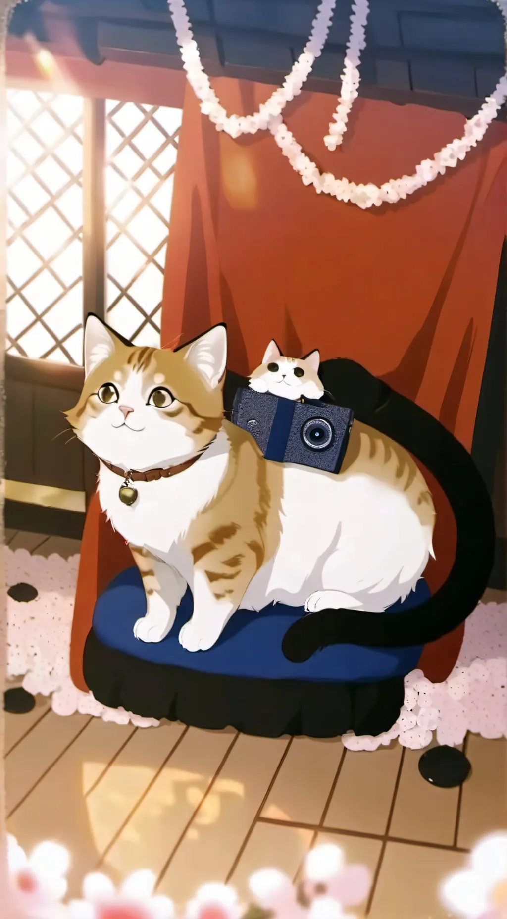 ai character: Cat Explotano  background