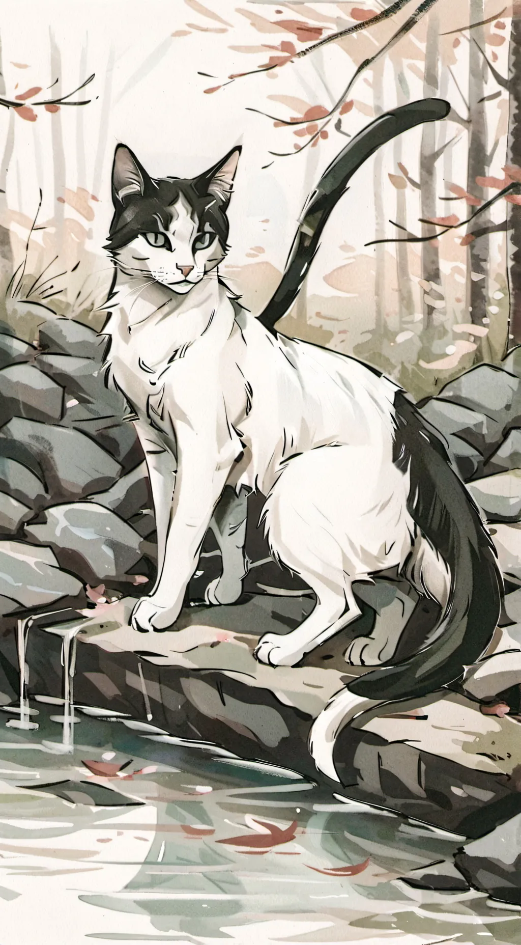 ai character: Warrior cats!! background