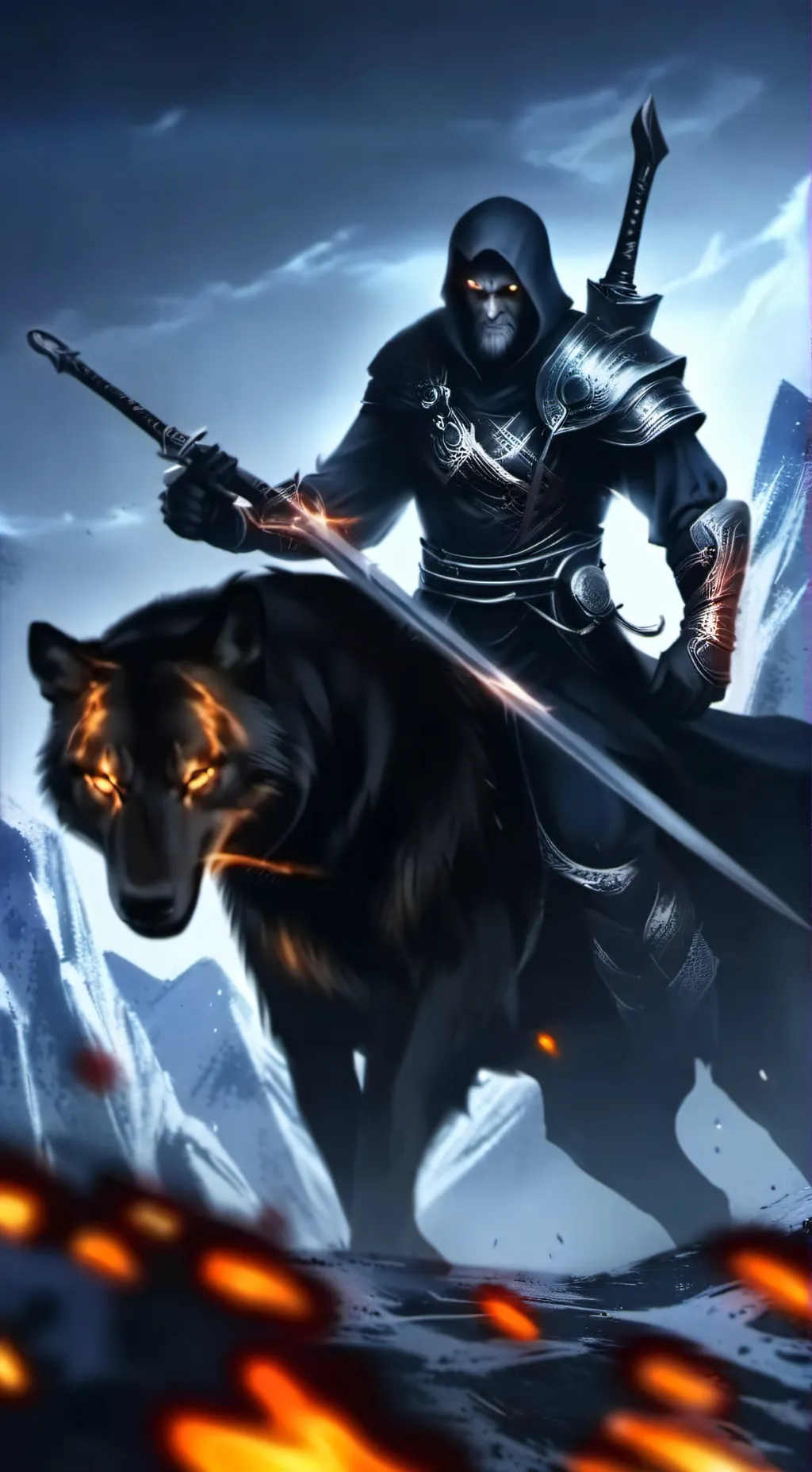 ai character:  md background