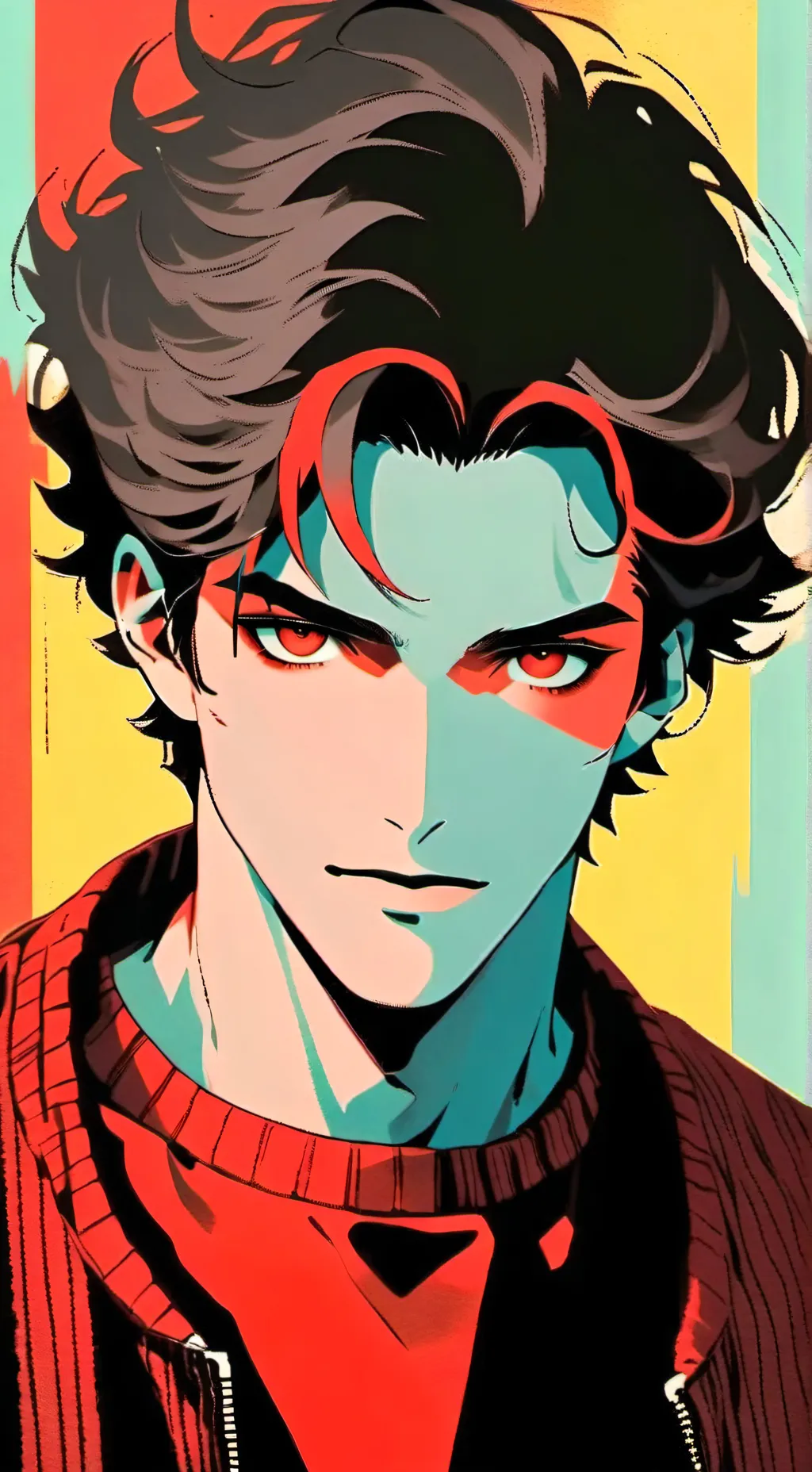 ai character: Valentino ^ background