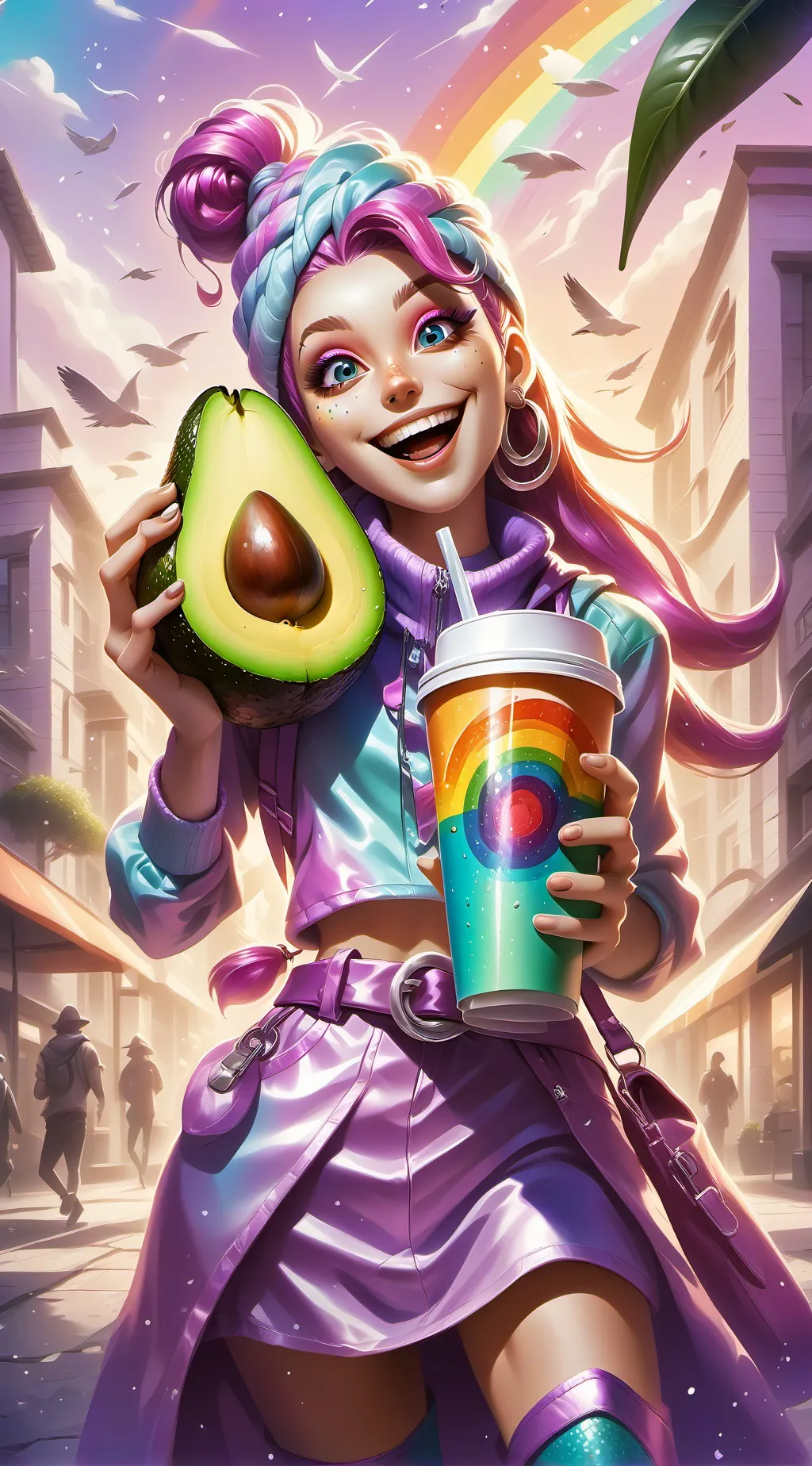 ai character: The Infuriatingly  background