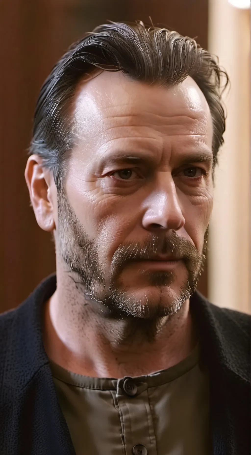 ai character: Buster Headin background