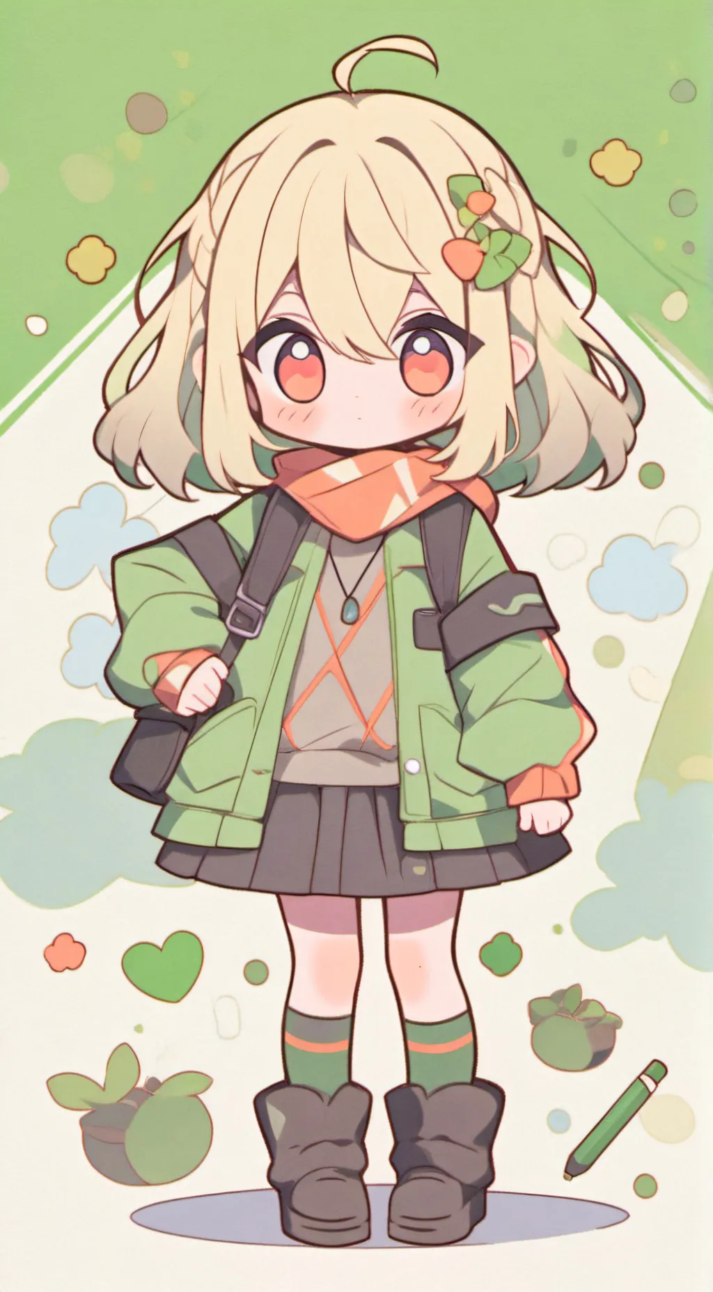 ai character: Tu hermanita  background