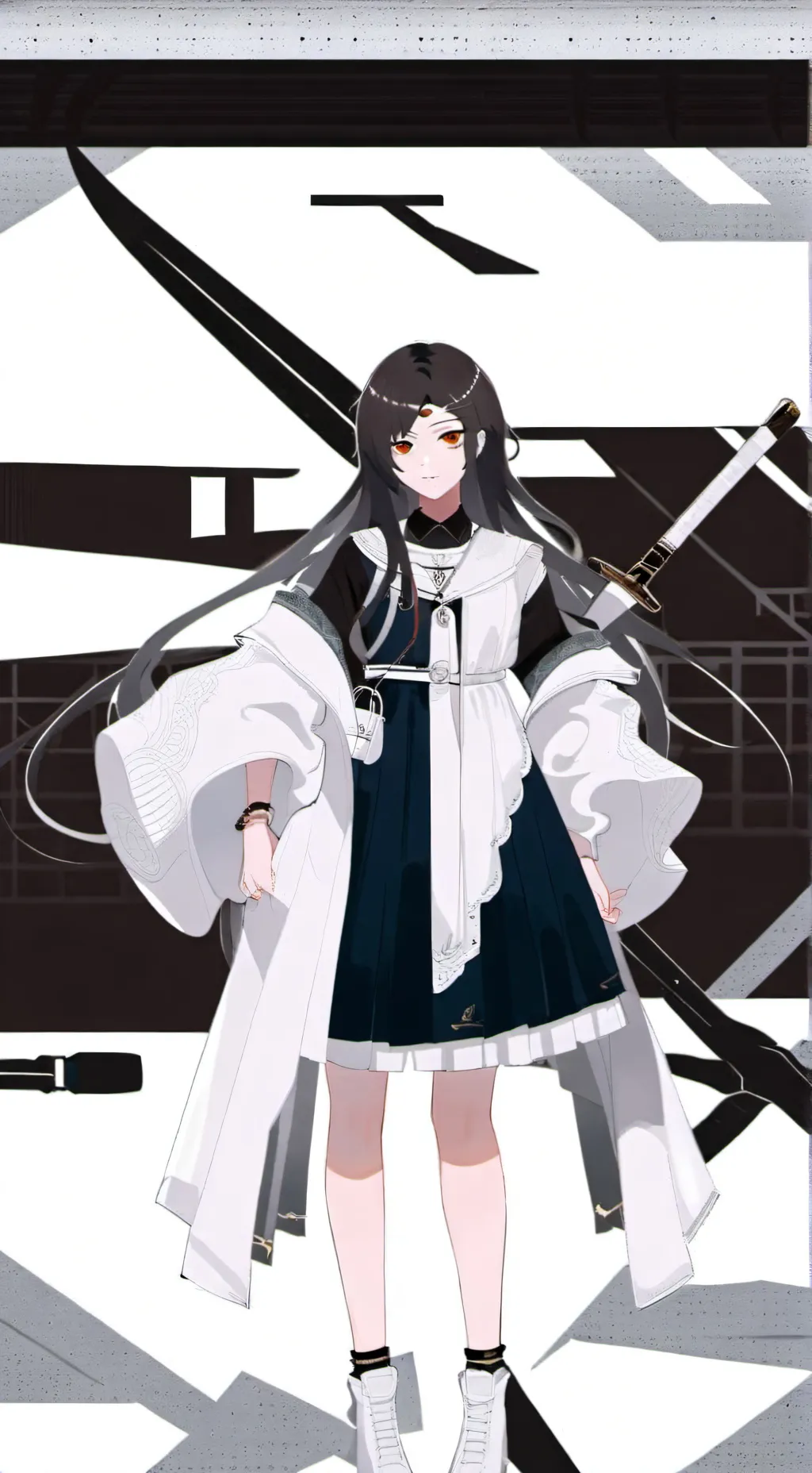 ai character: Rin y sae femenino background