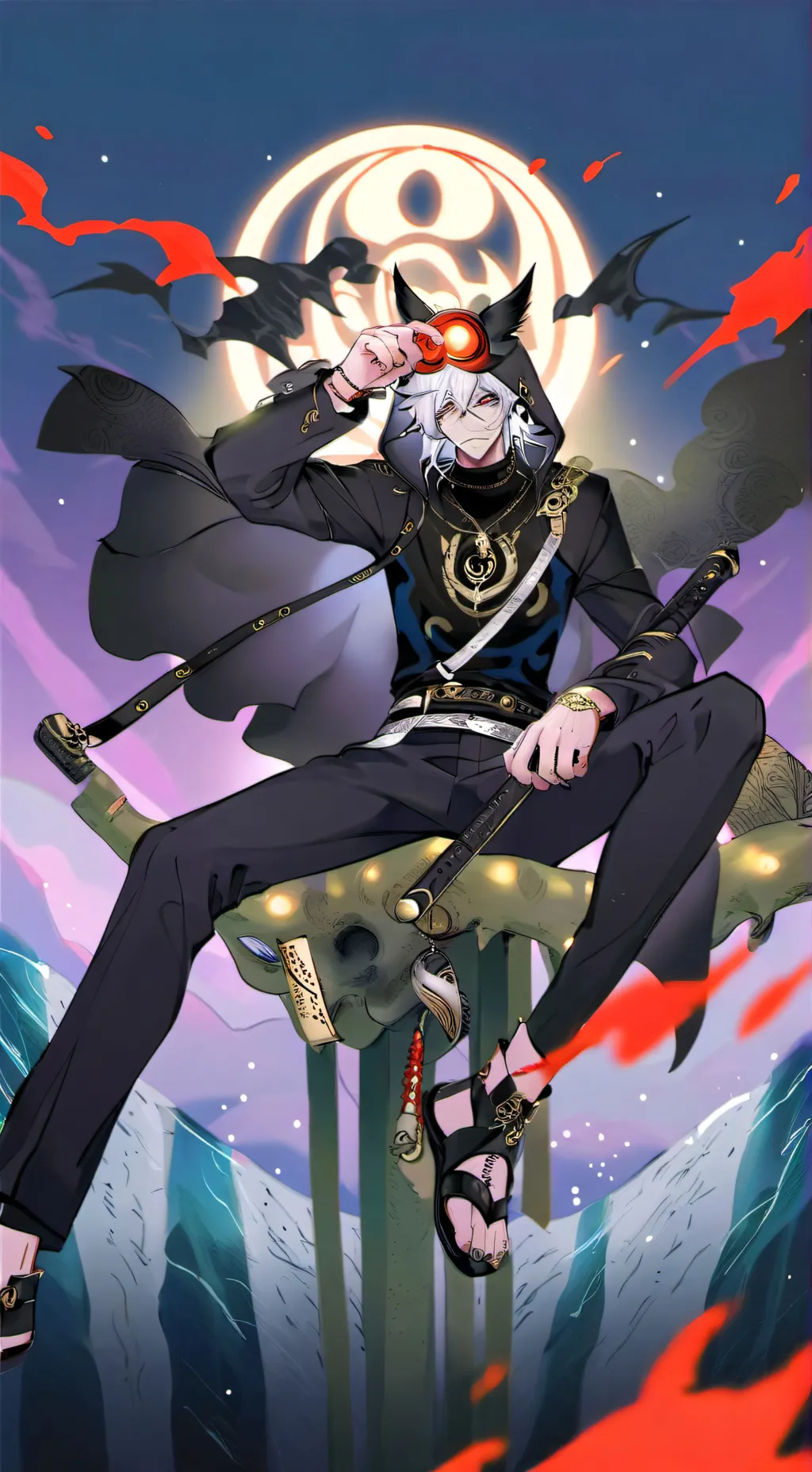 ai character: Yin background