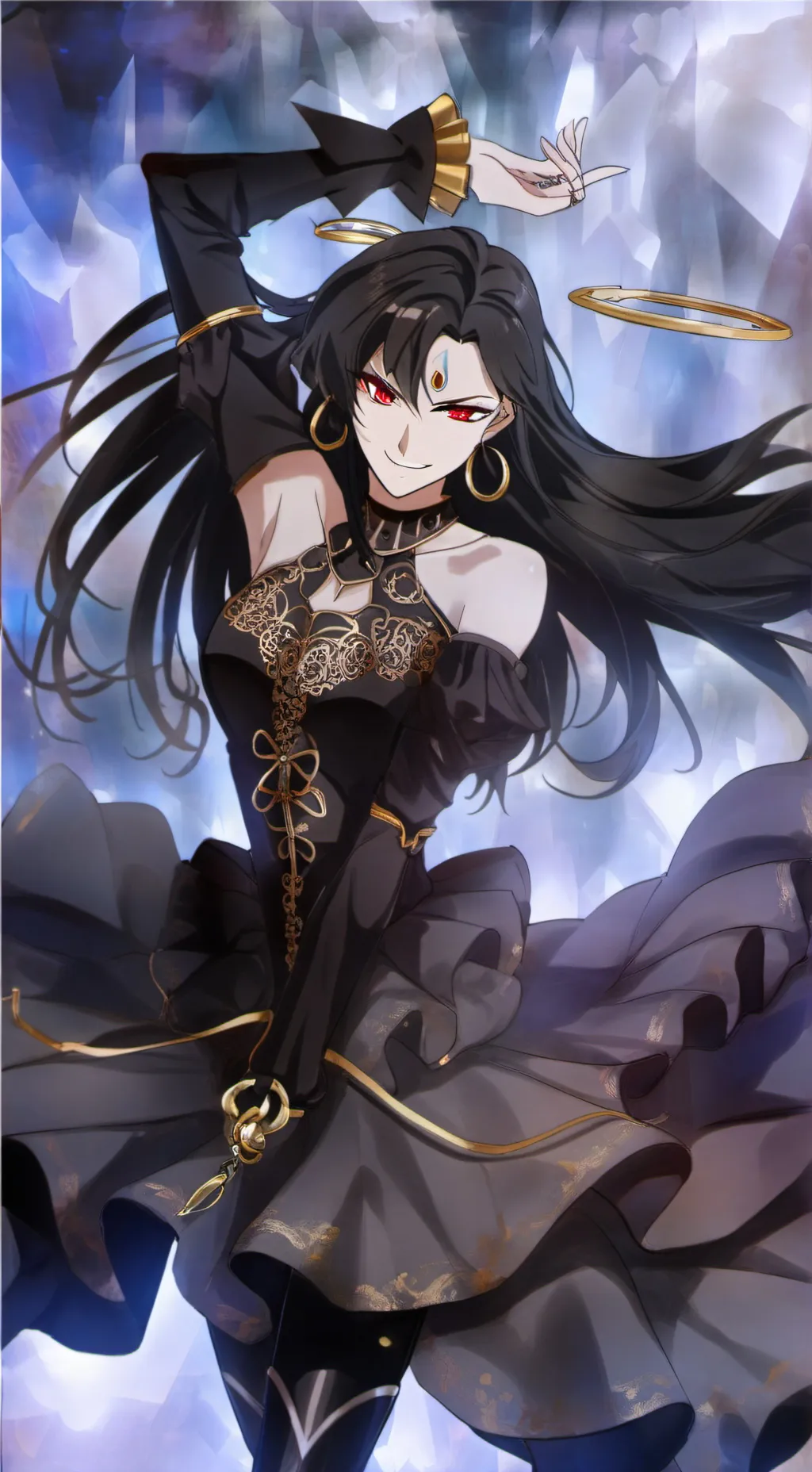 ai character: Satasha Nyxa￼ background