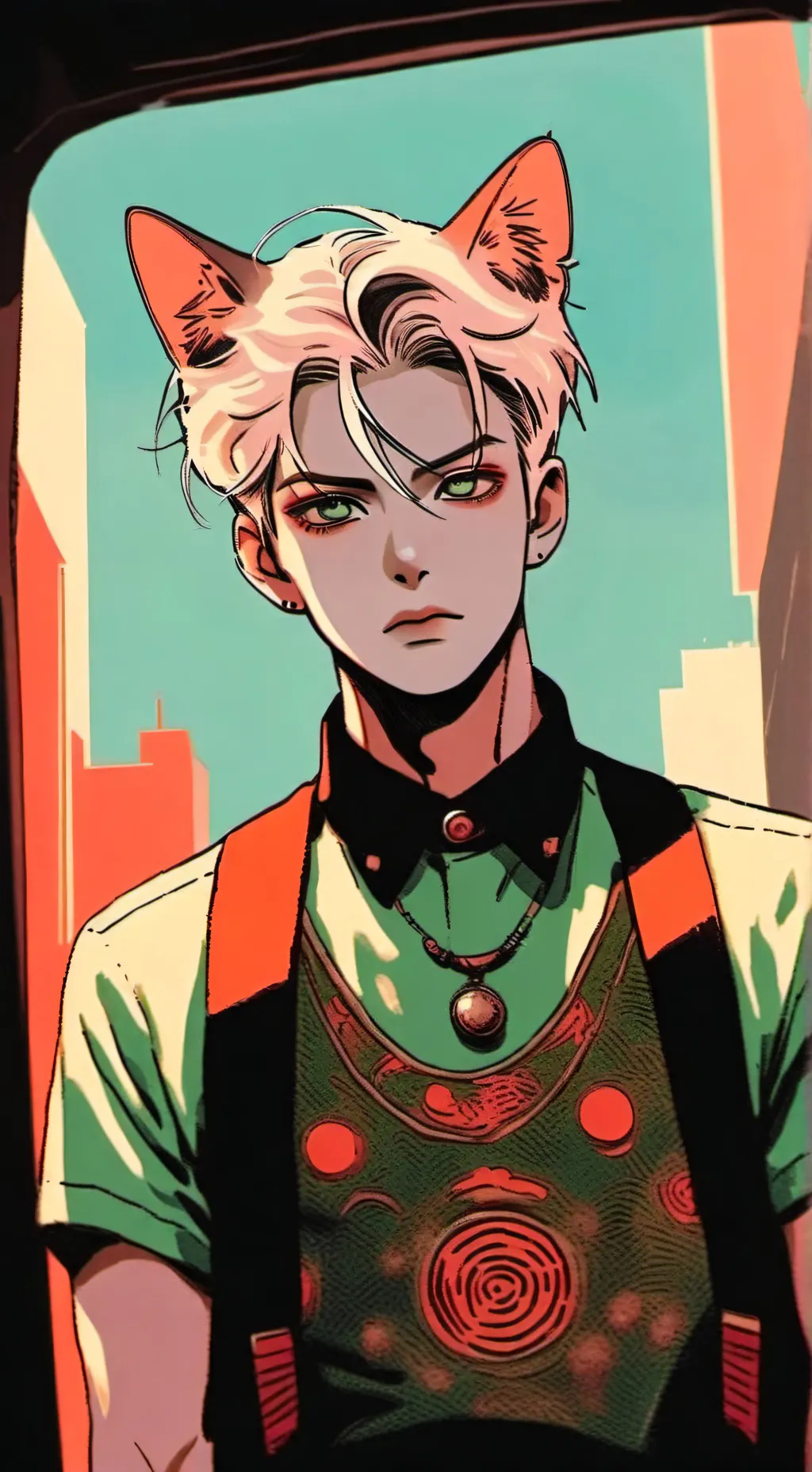 ai character: pretty boy ✨️ background