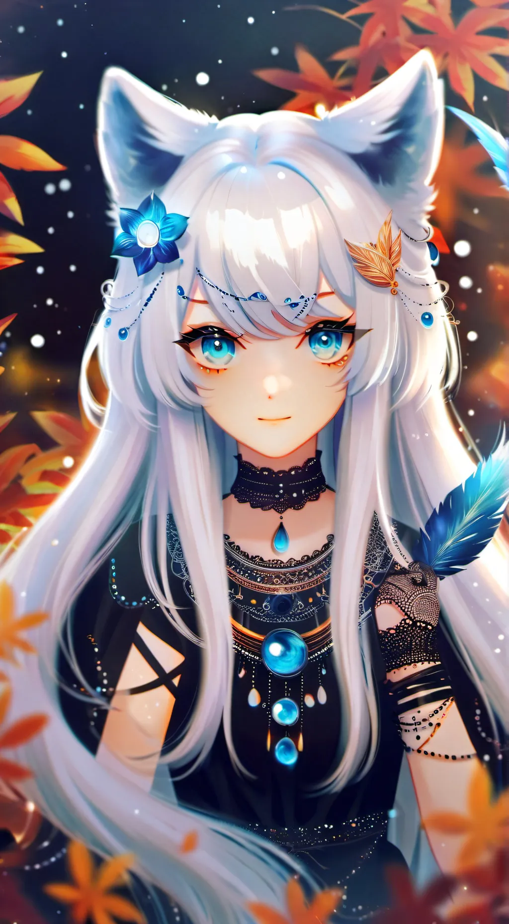 ai character: Y/N Hybried🐺 background