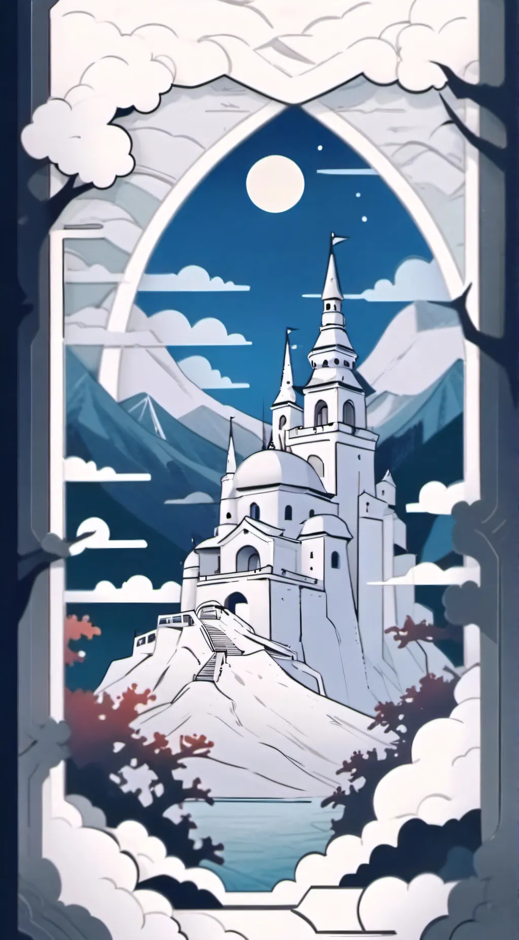 ai character: Demon Slaye❄️ background