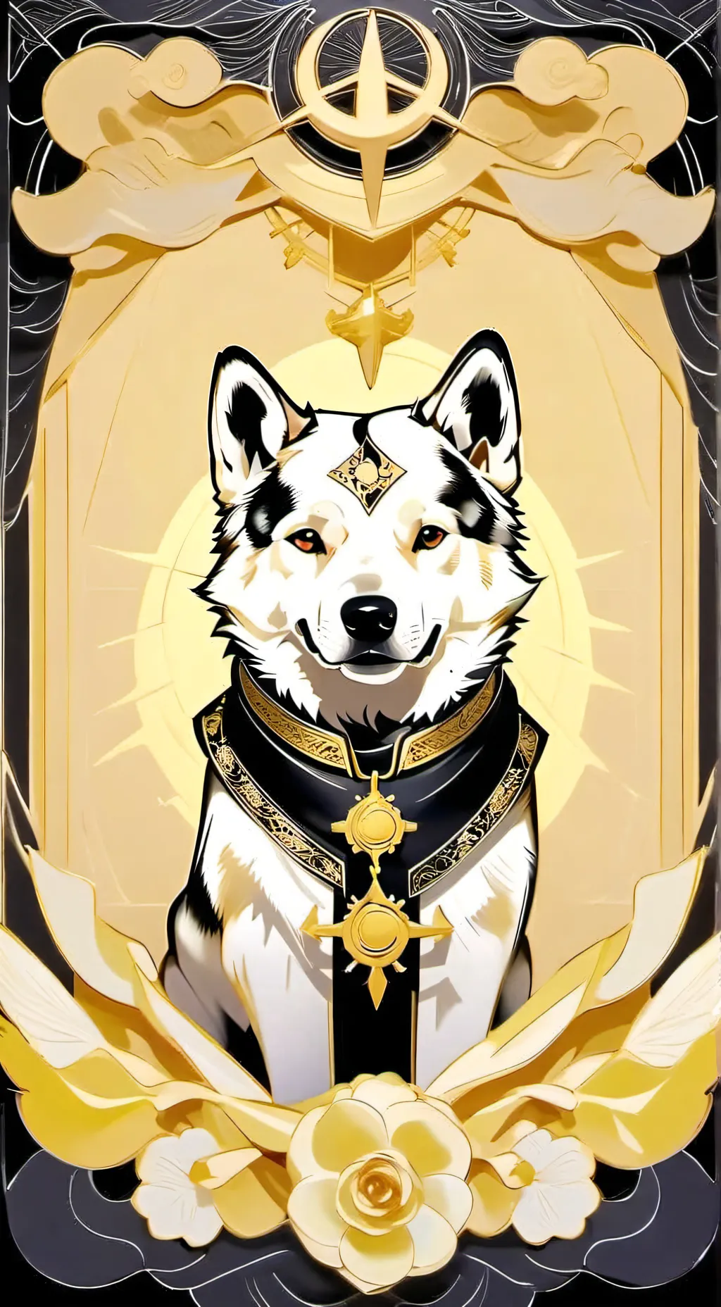 ai character: un perro 🦤👍 background