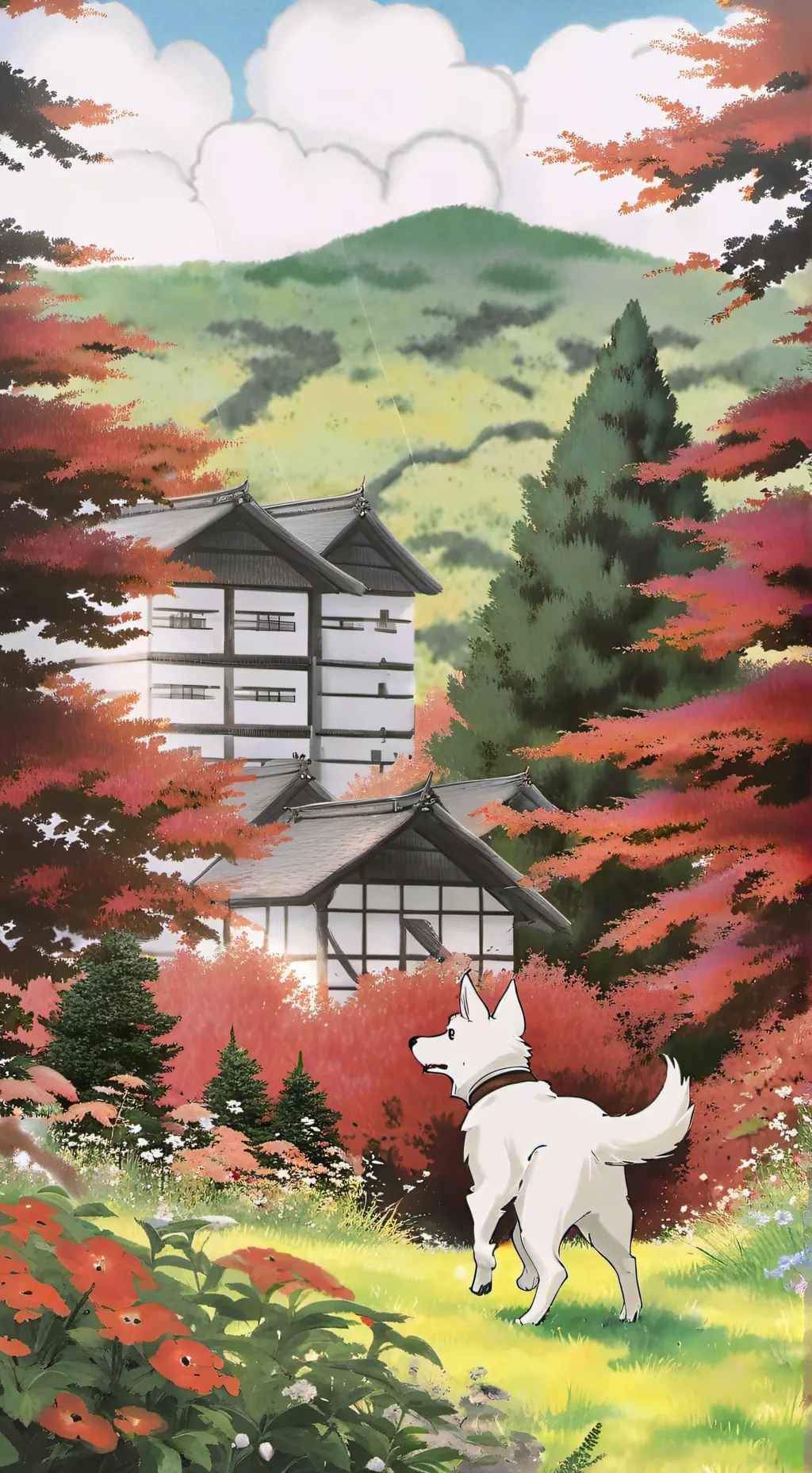 ai character: Dog background