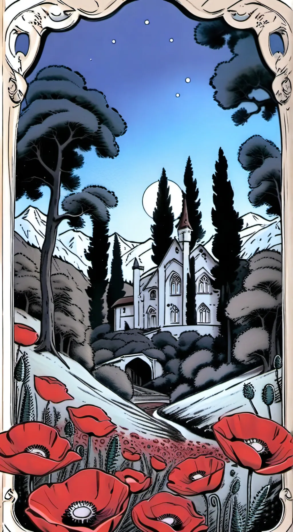 ai character: poppy background