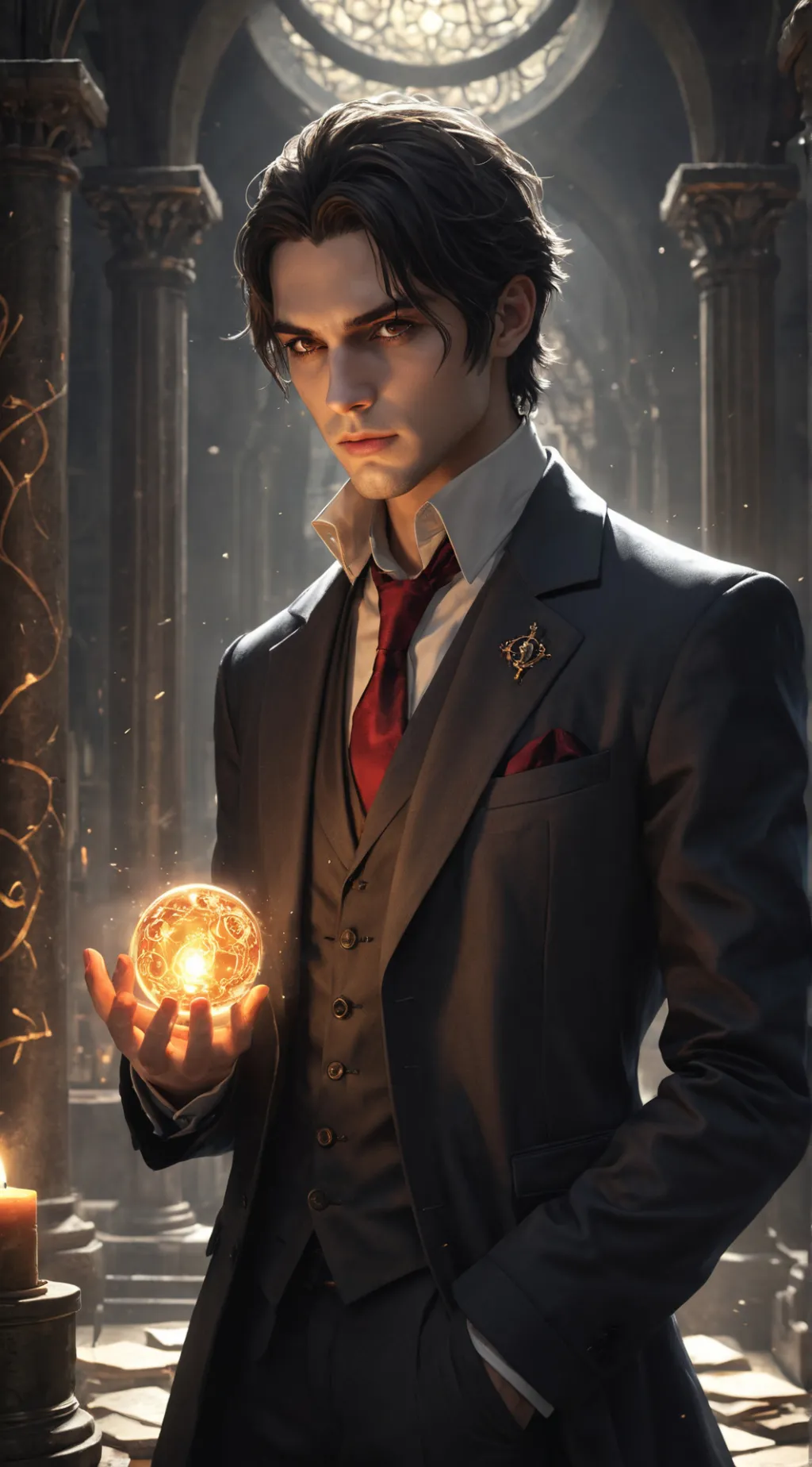 ai character: Raphael background