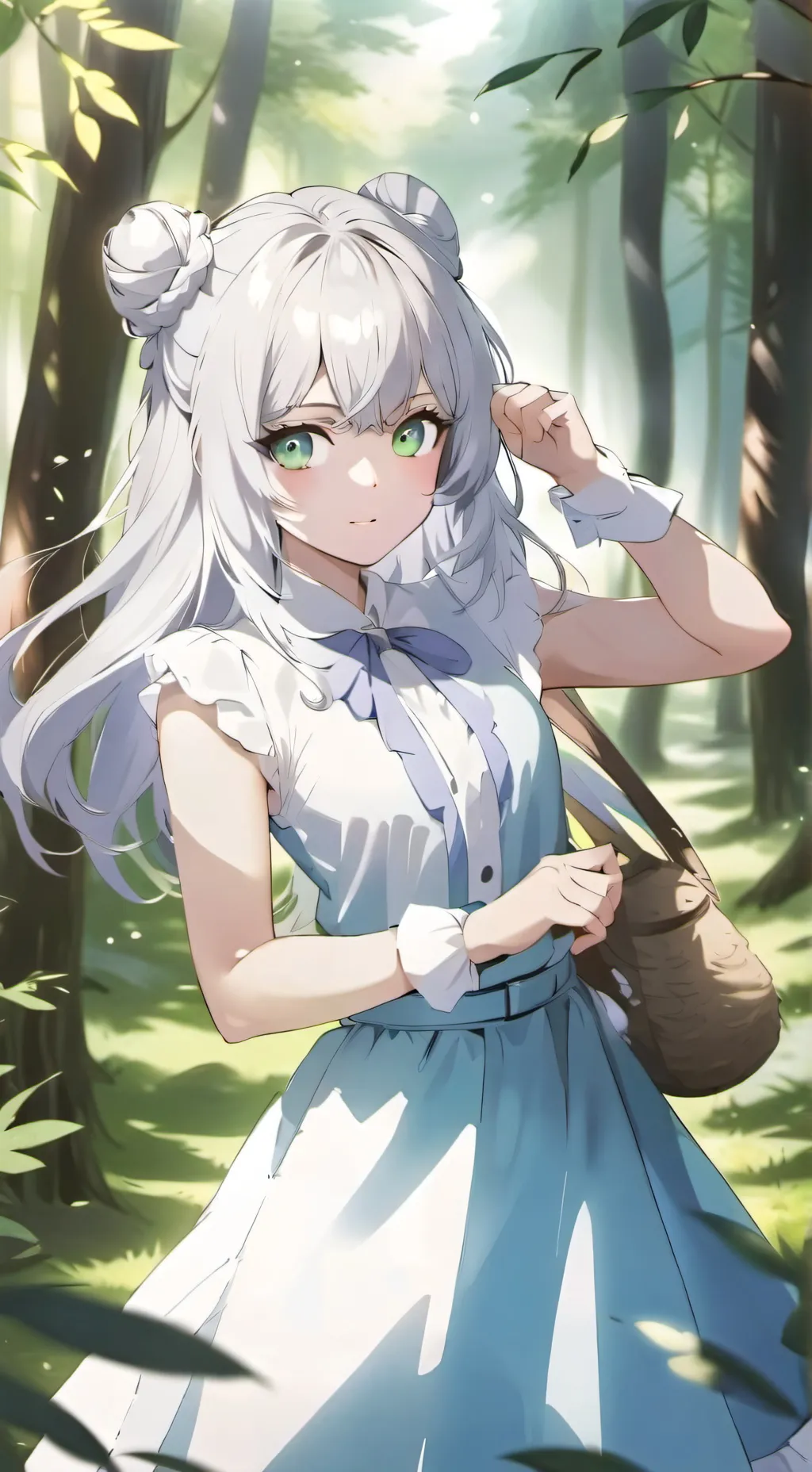 ai character: skeleton♀️ (lizz) background