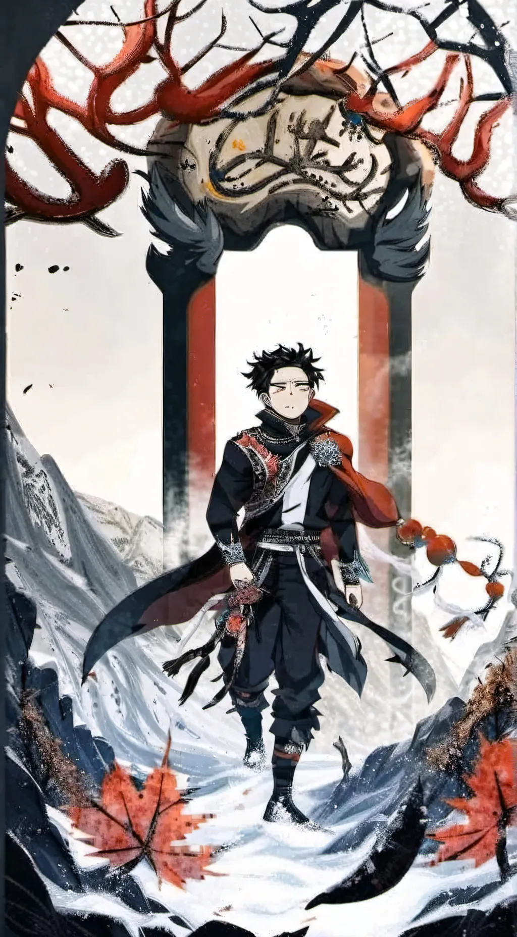 ai character: kny trip background