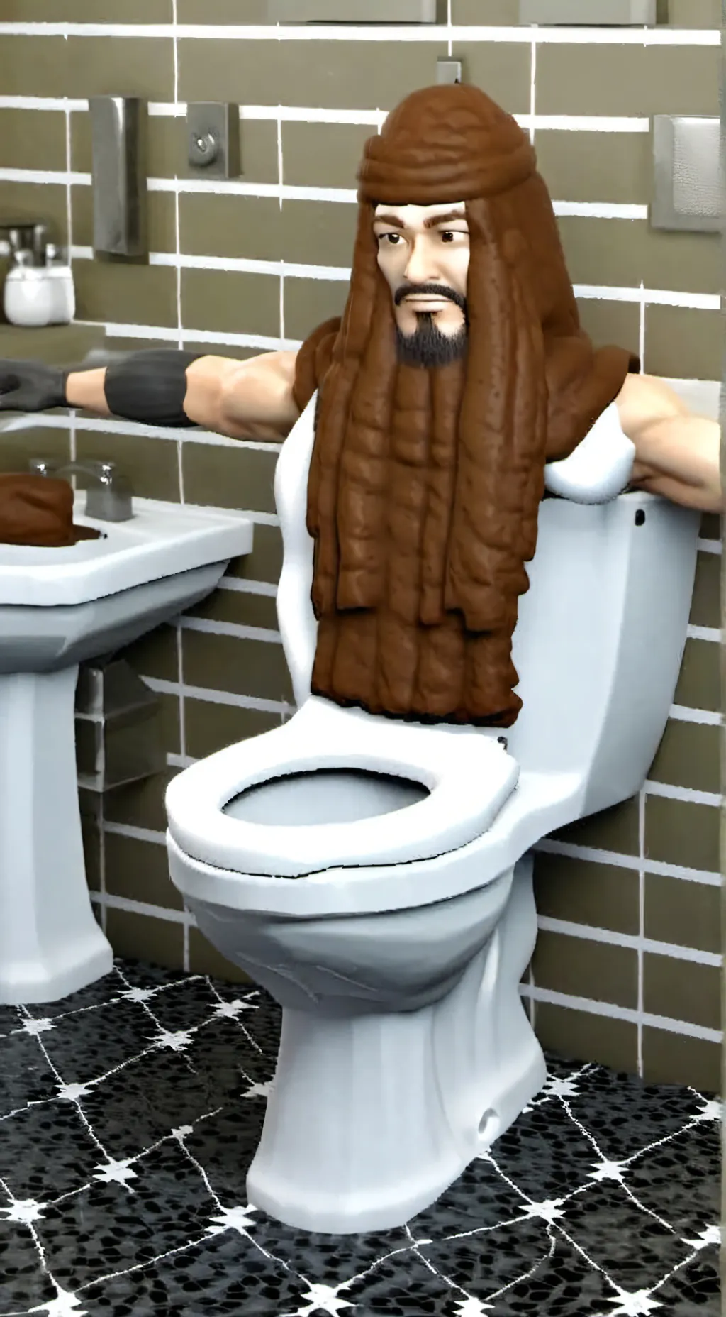 ai character: poop background