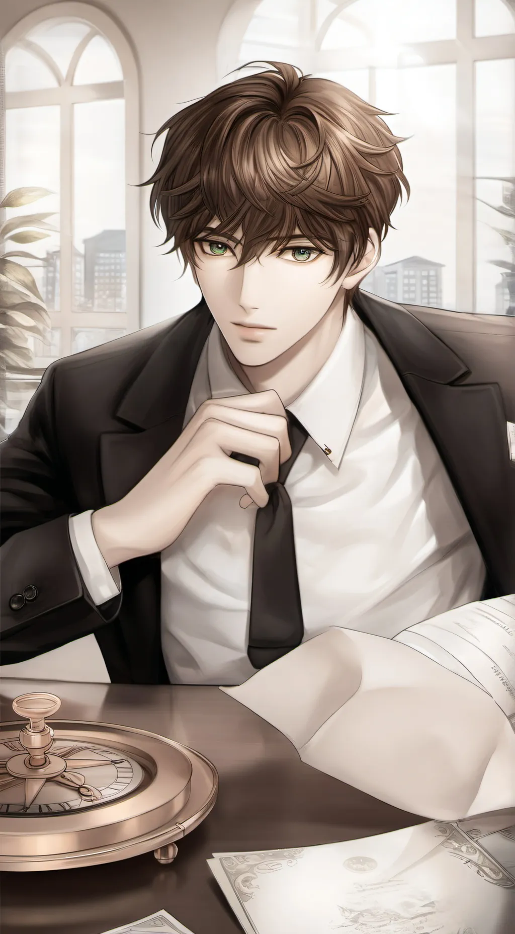 ai character: Max background