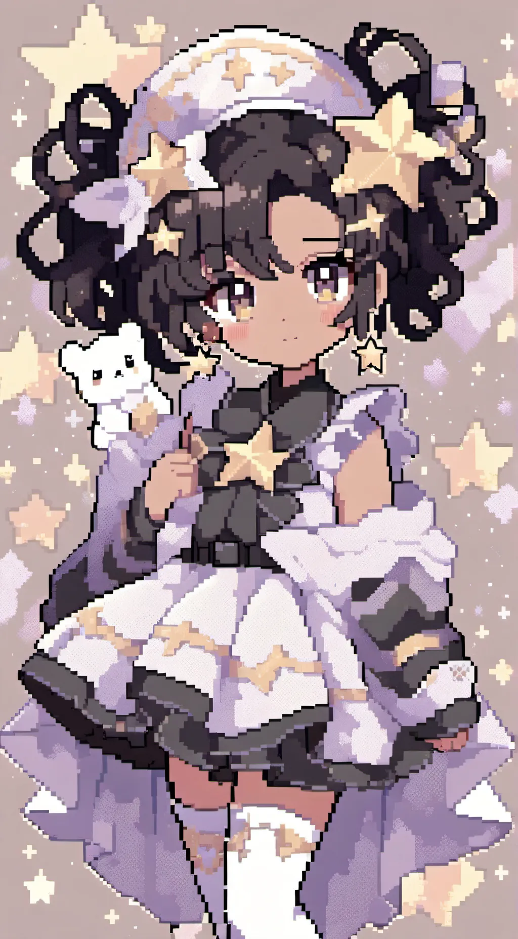 ai character: Star Pretty Pura background