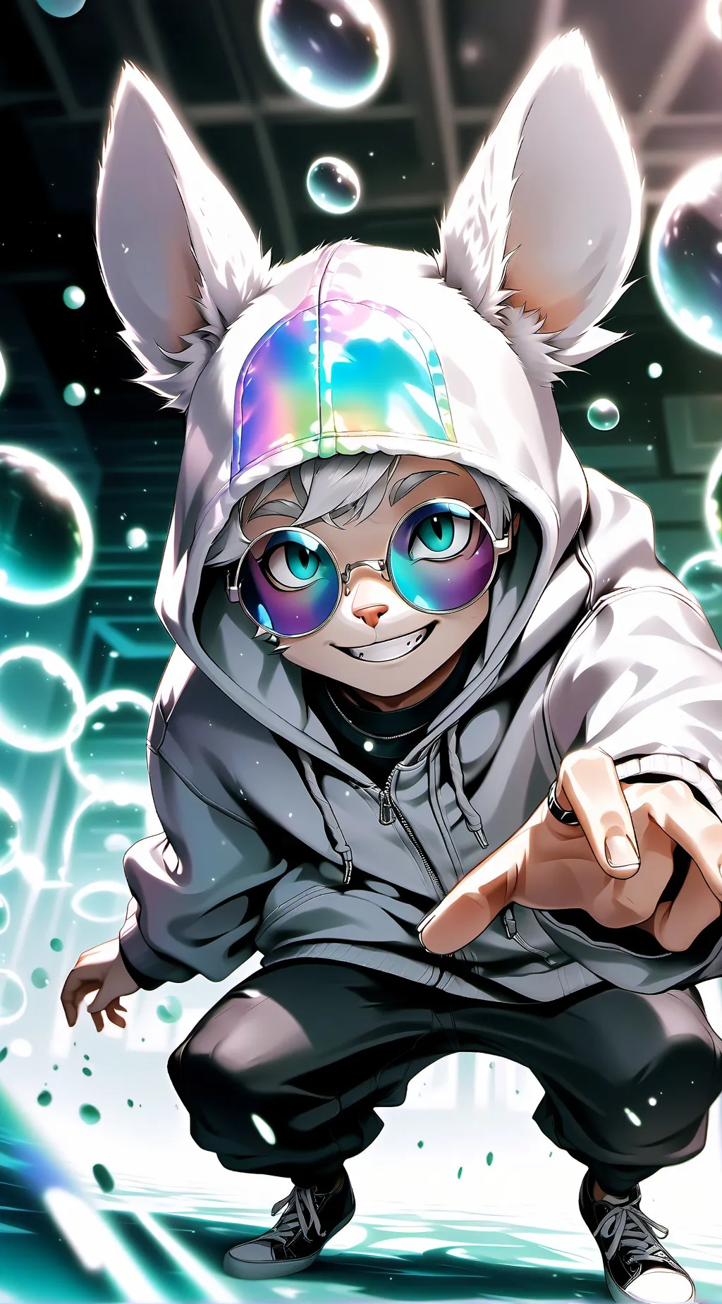 ai character: Viral background